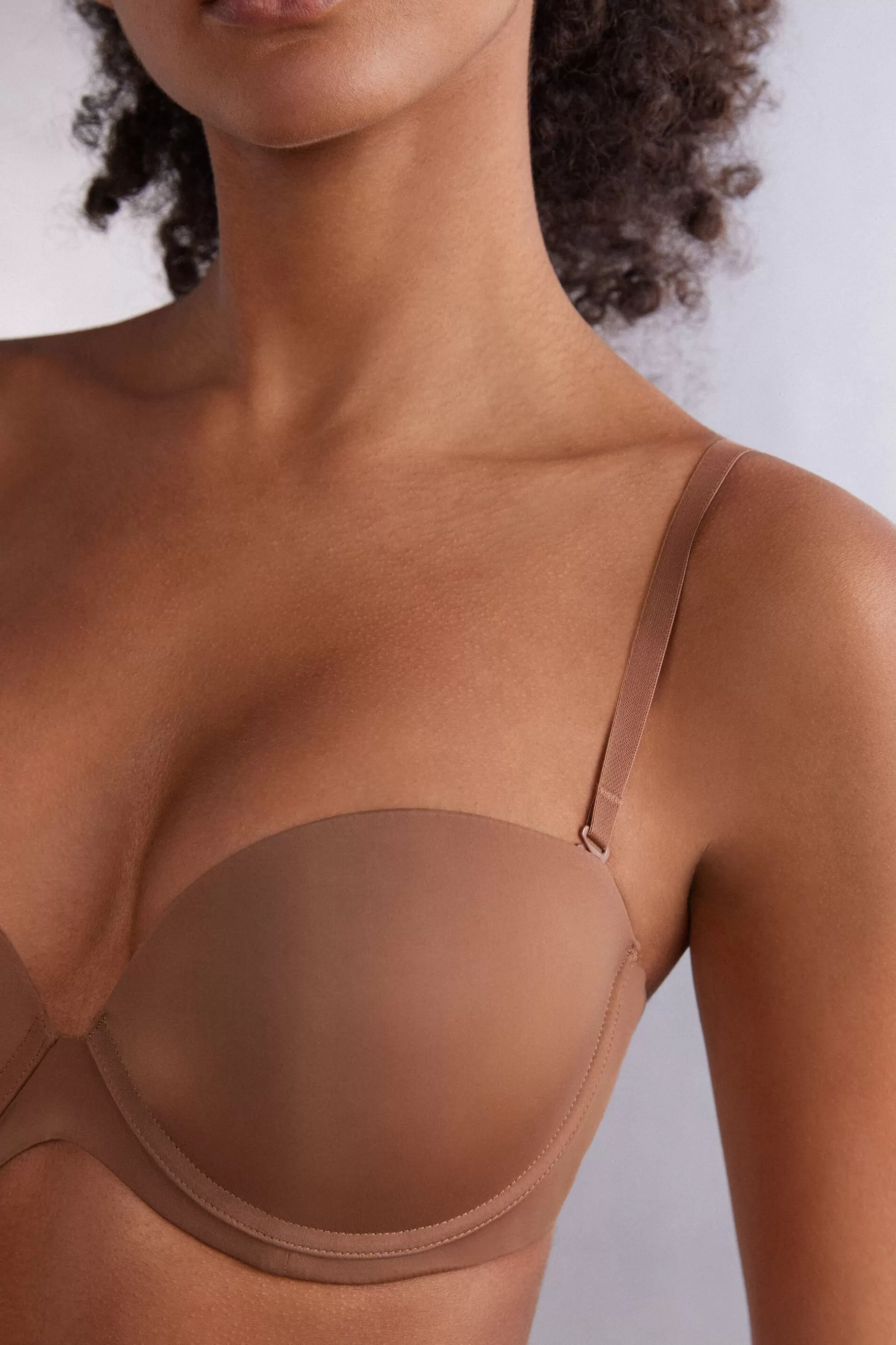 Intimissimi Med Vaddering | Med Bygel^Anna Ultralight Microfibre bandeaubehå
