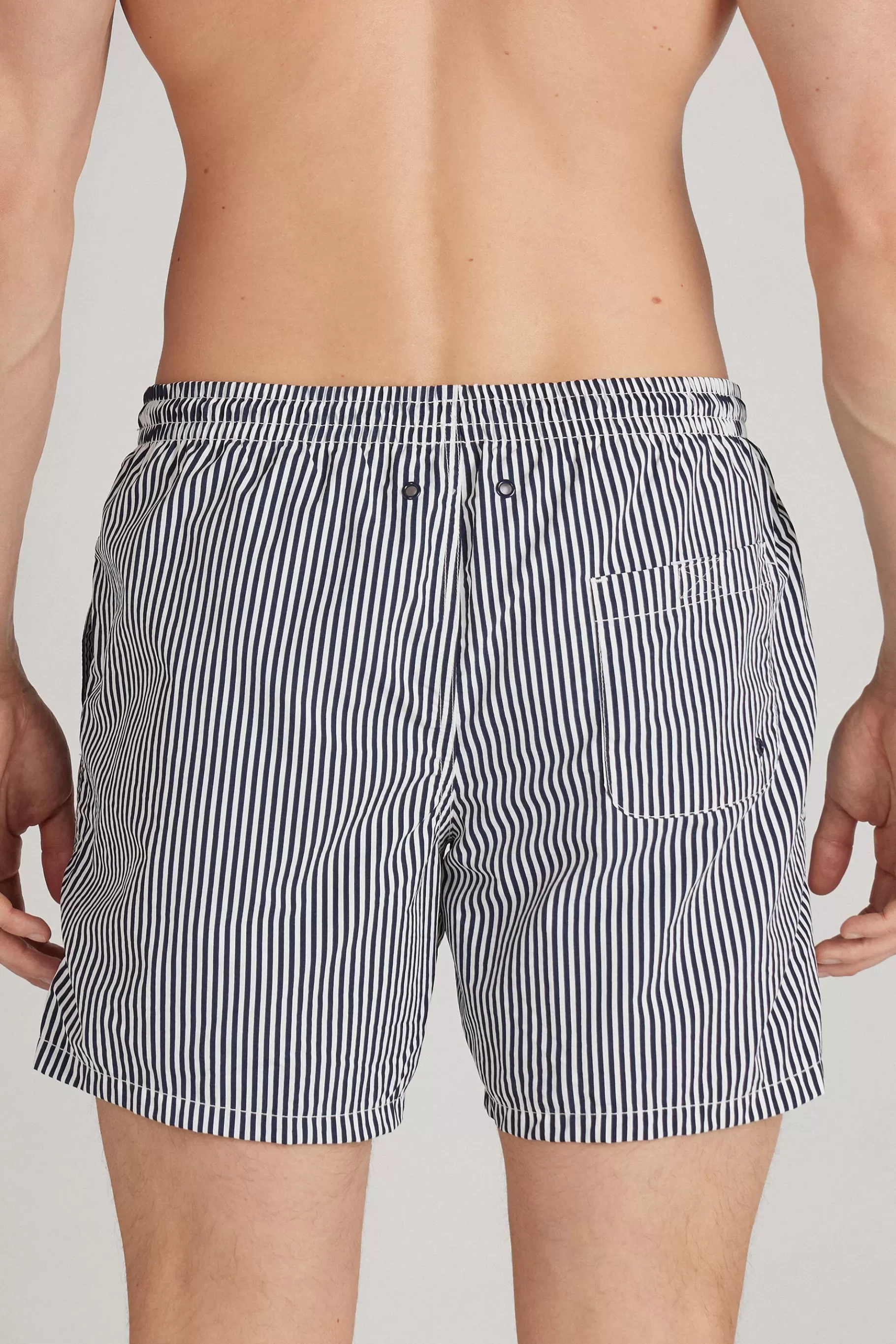 Intimissimi Badshorts^Badshorts med blå ränder