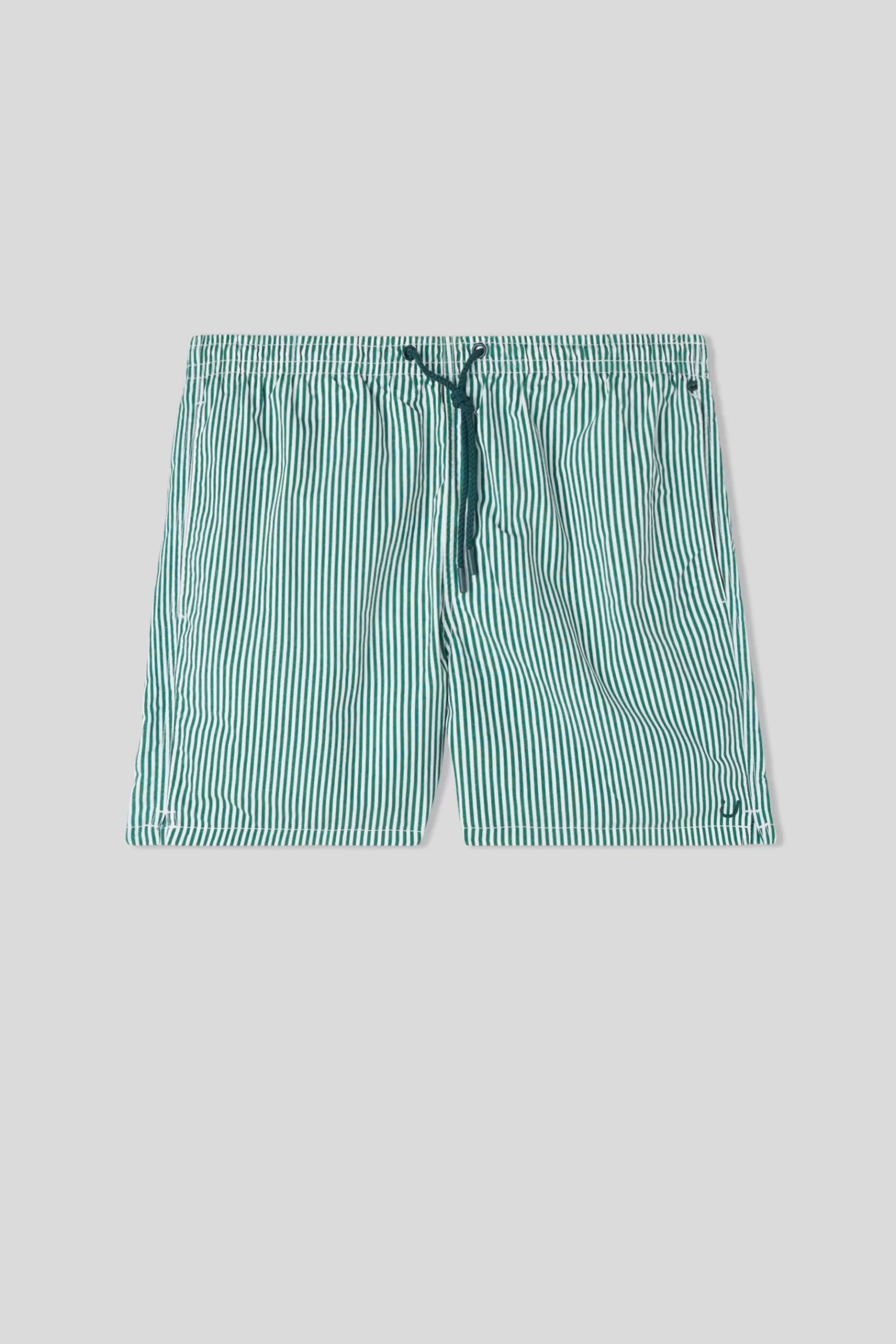 Intimissimi Badshorts^Badshorts med gröna ränder