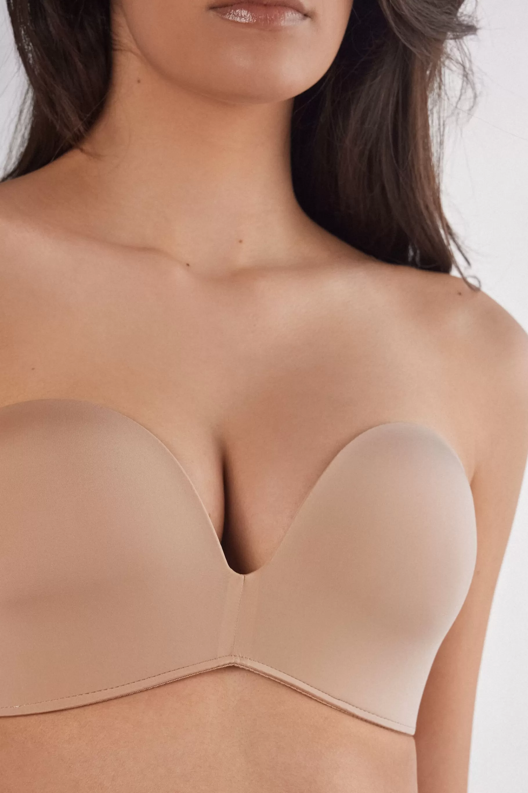 Intimissimi Med Vaddering | Utan Bygel^Bandeaubehå Laura i mikrofiber Ultralight