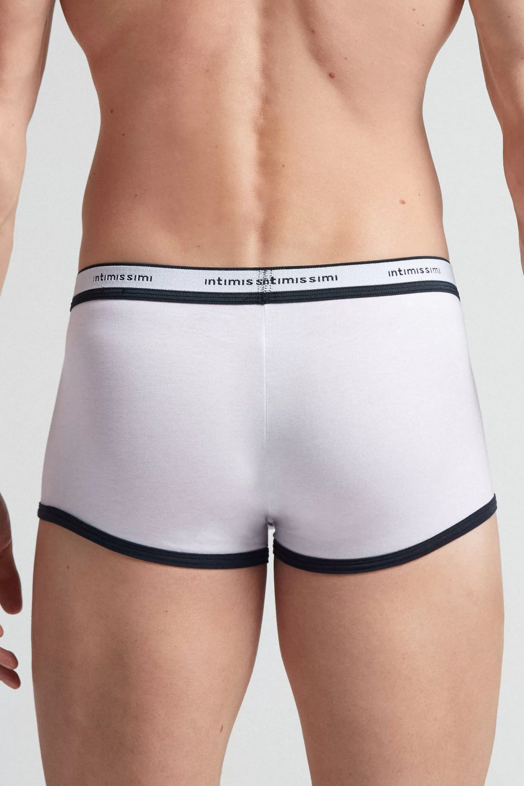 Intimissimi Boxershorts^Boxershorts i bomull Natural Fresh med logotyp