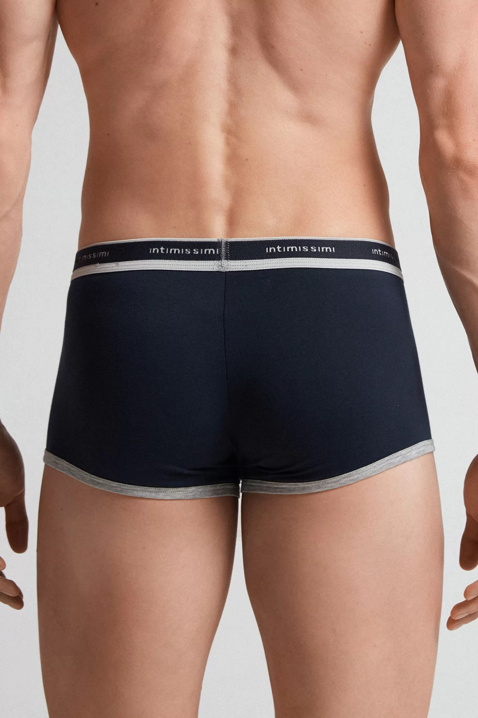 Intimissimi Boxershorts^Boxershorts i bomull Natural Fresh med logotyp
