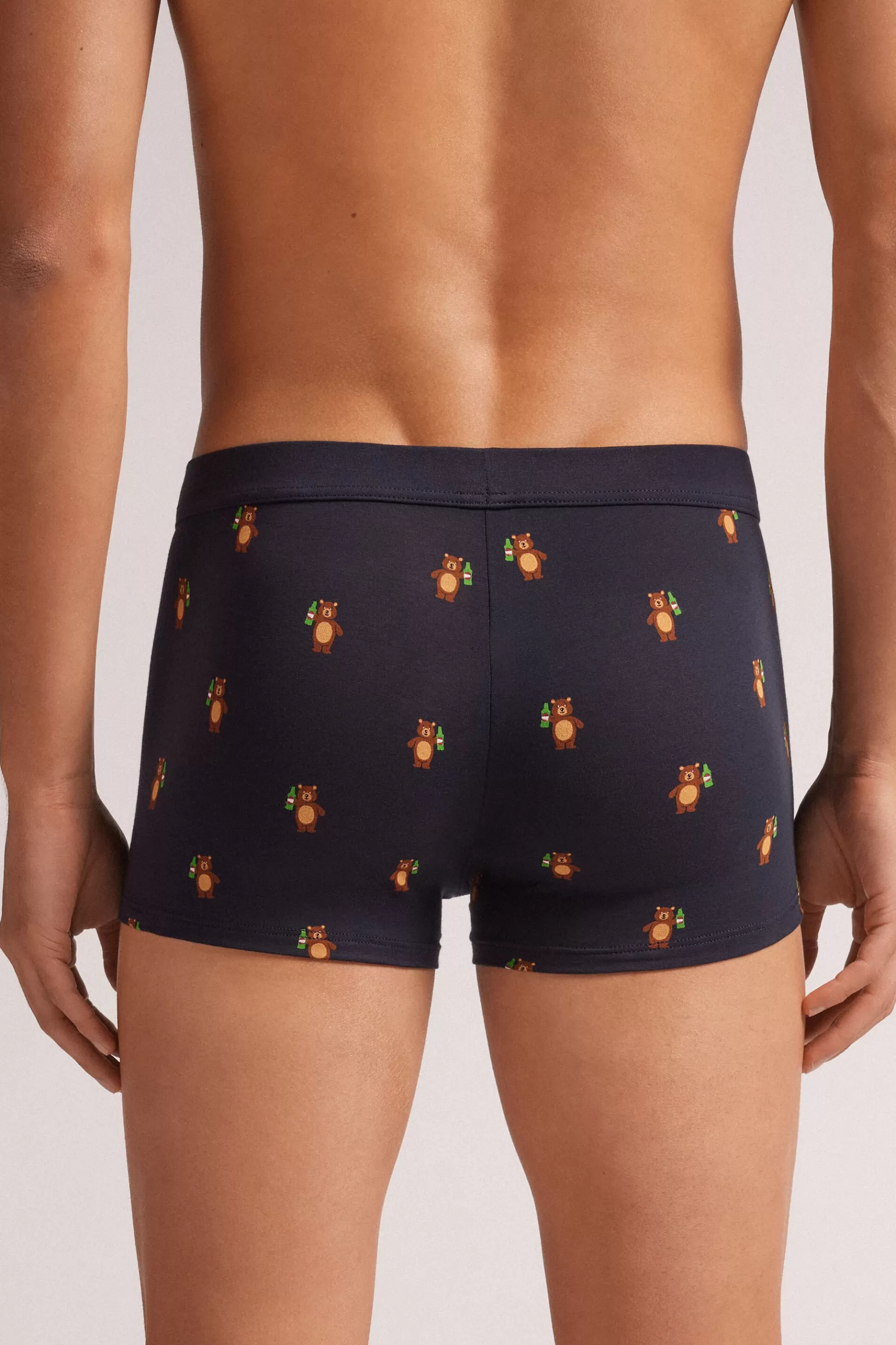 Intimissimi Boxershorts^Boxershorts i Natural Fresh-bomull med björnar