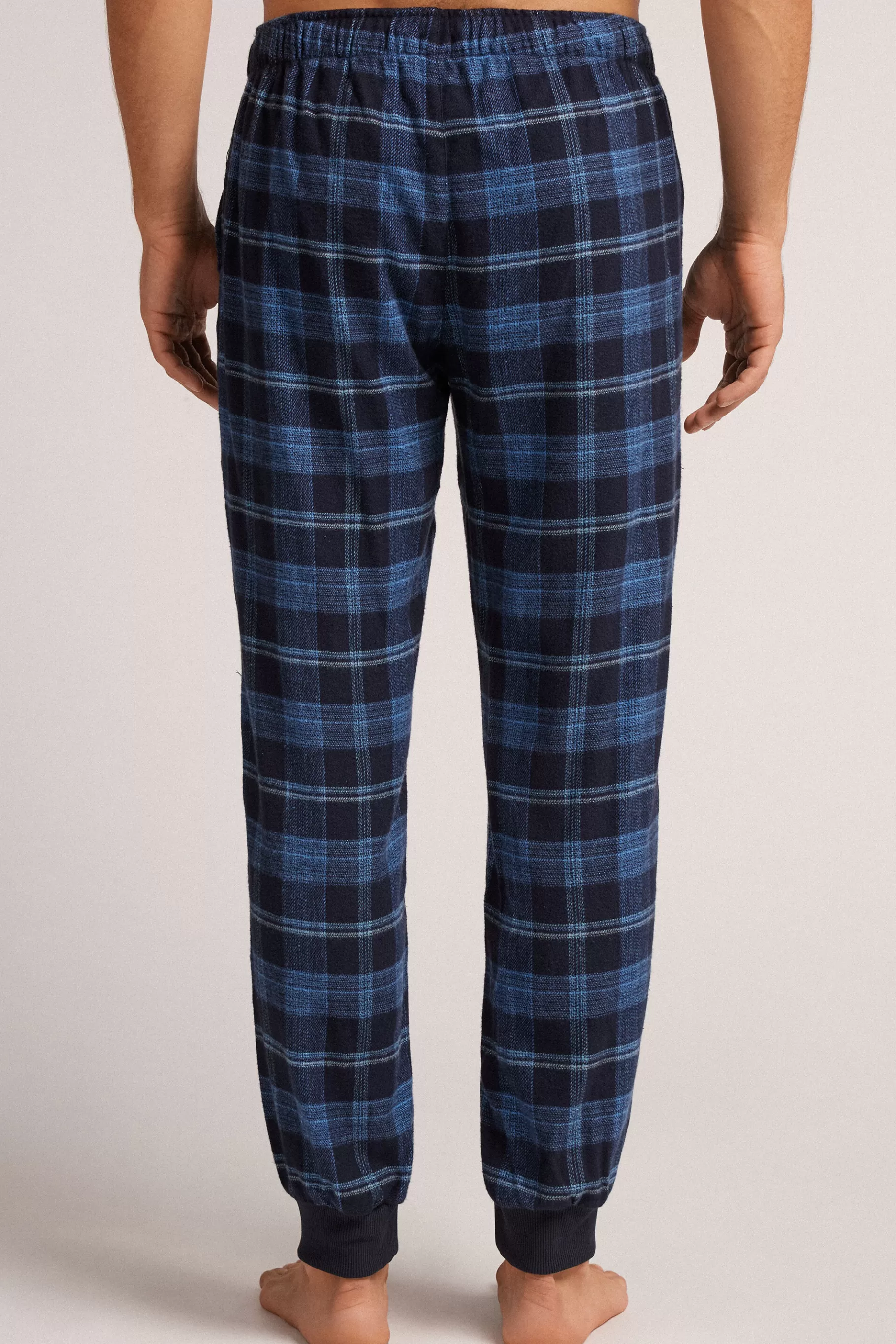 Intimissimi Pyjamas Mix & Match | Byxor^Byxor i bomullsväv med blå rutor