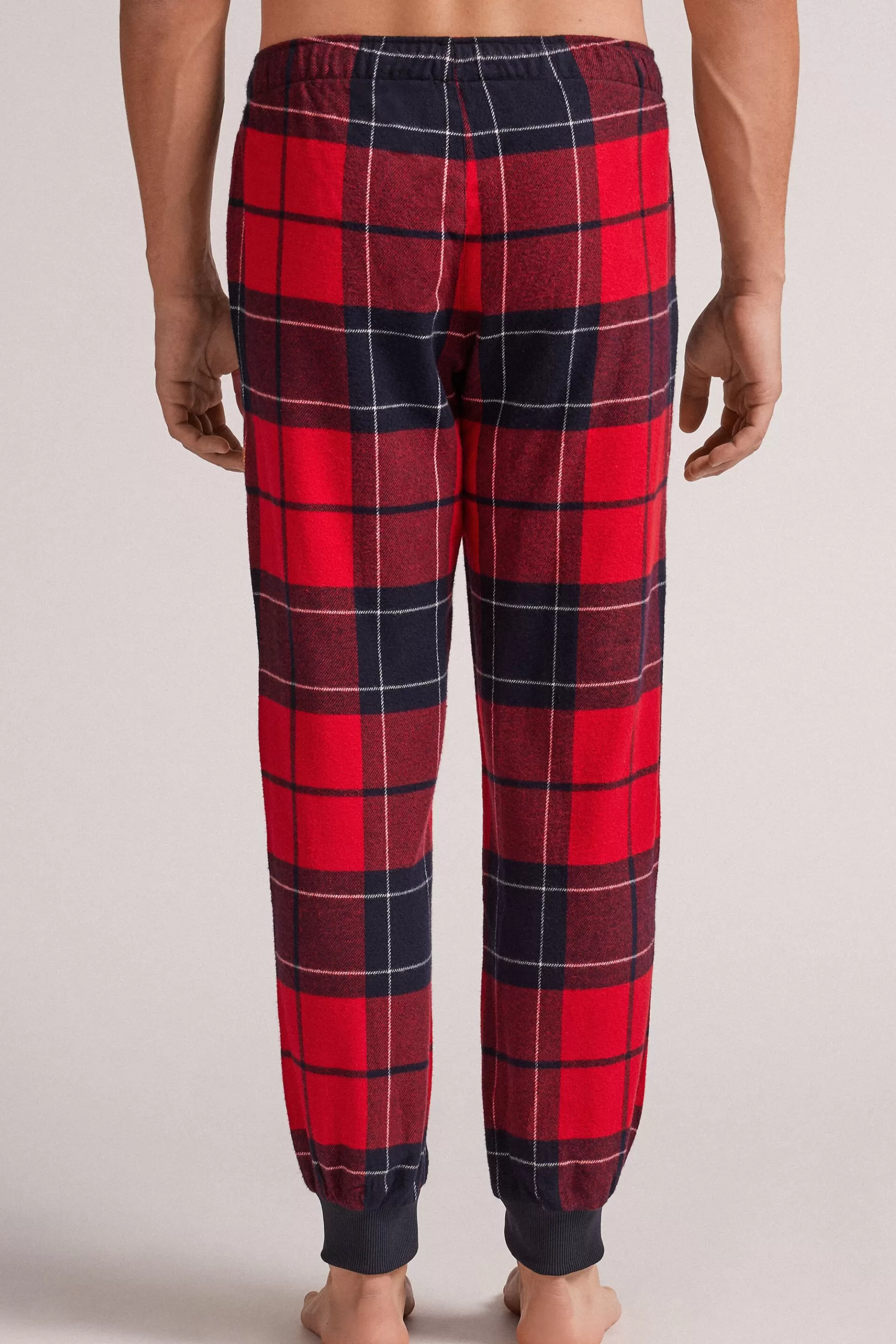 Intimissimi Pyjamas Mix & Match | Byxor^Byxor i vävd bomull Check Rosso