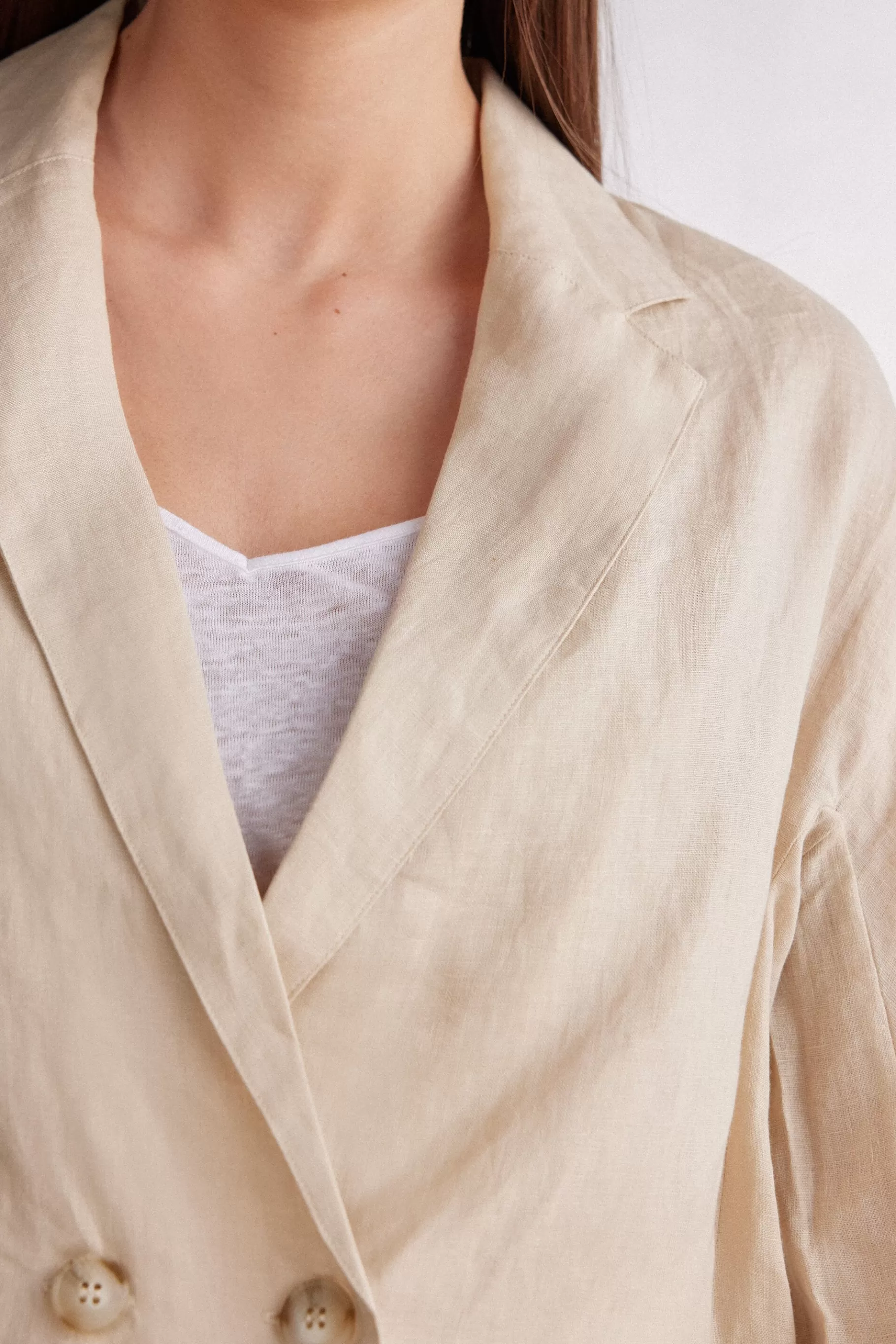 Intimissimi Cardigans / Jackor^Dubbelknäppt linnekavaj