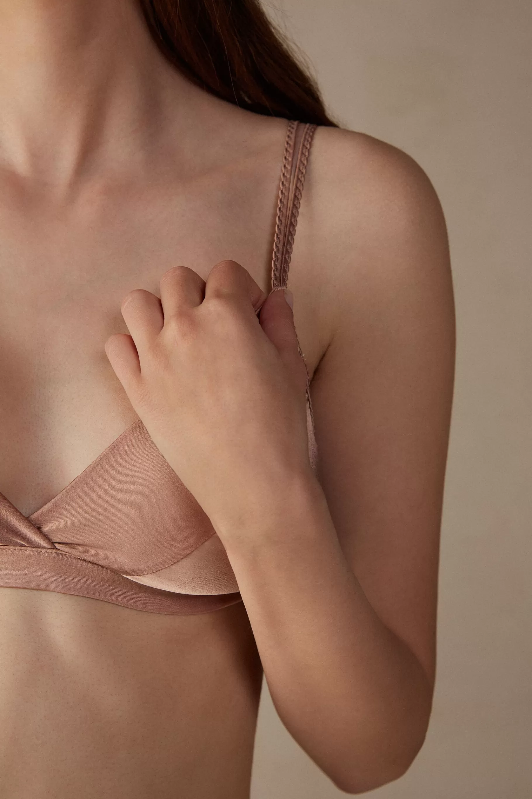 Intimissimi Utan Vaddering | Utan Bygel^Emma Silk triangelbehå