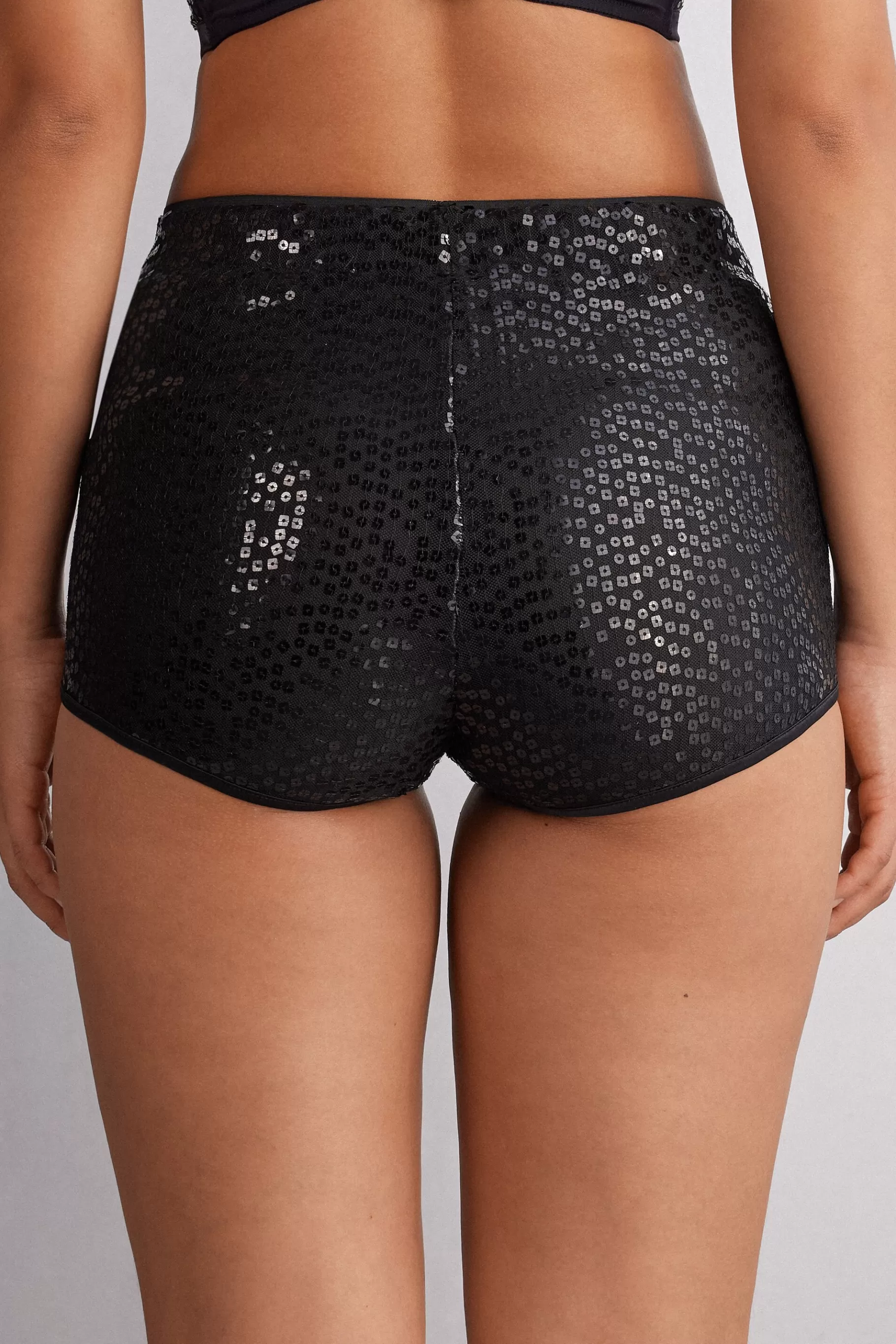 Intimissimi Leggings / Byxor | Hög Midja^Hot Pants med paljetter See the Magic