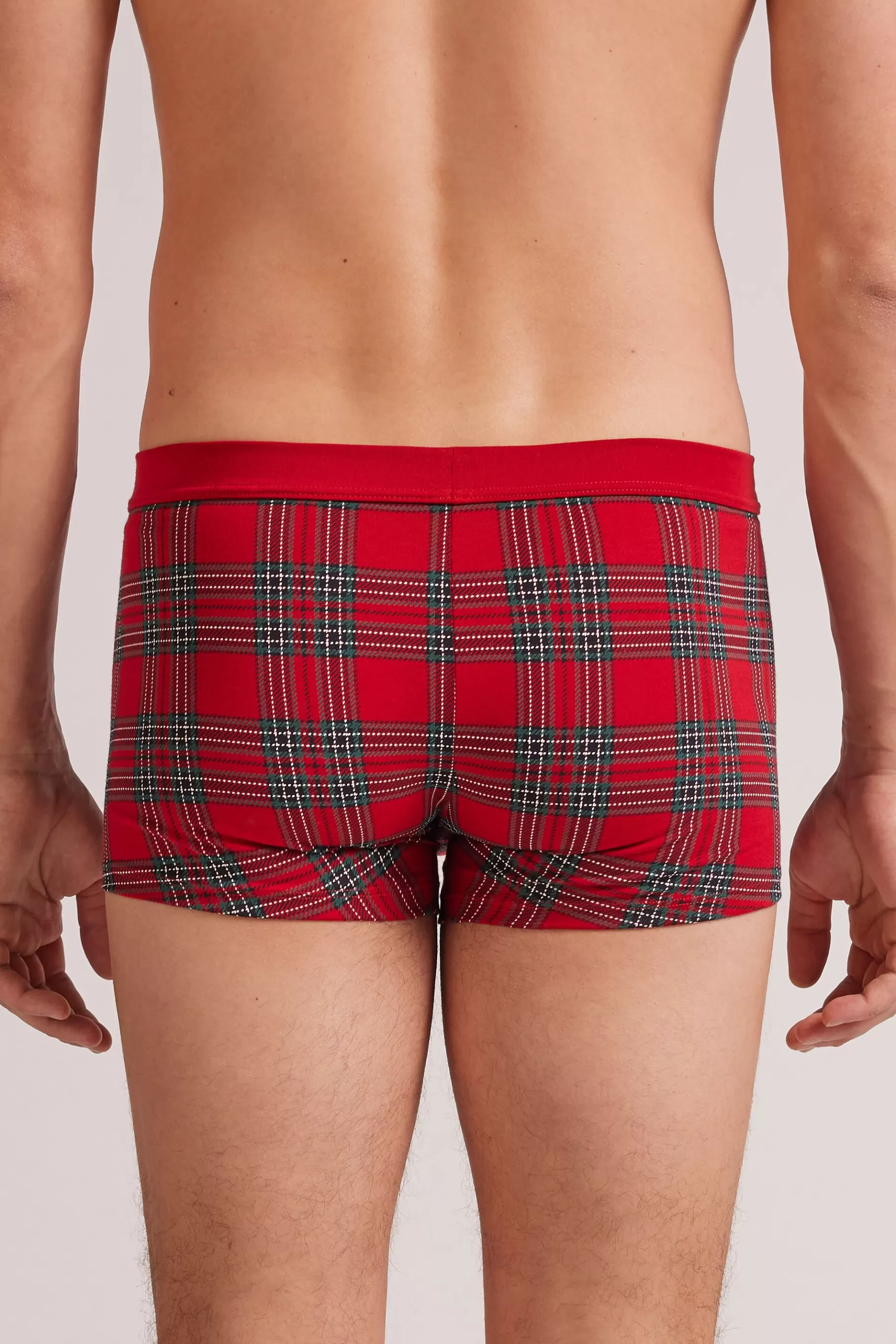 Intimissimi Boxershorts^Julboxershorts i skotskrutig Superior-bomull