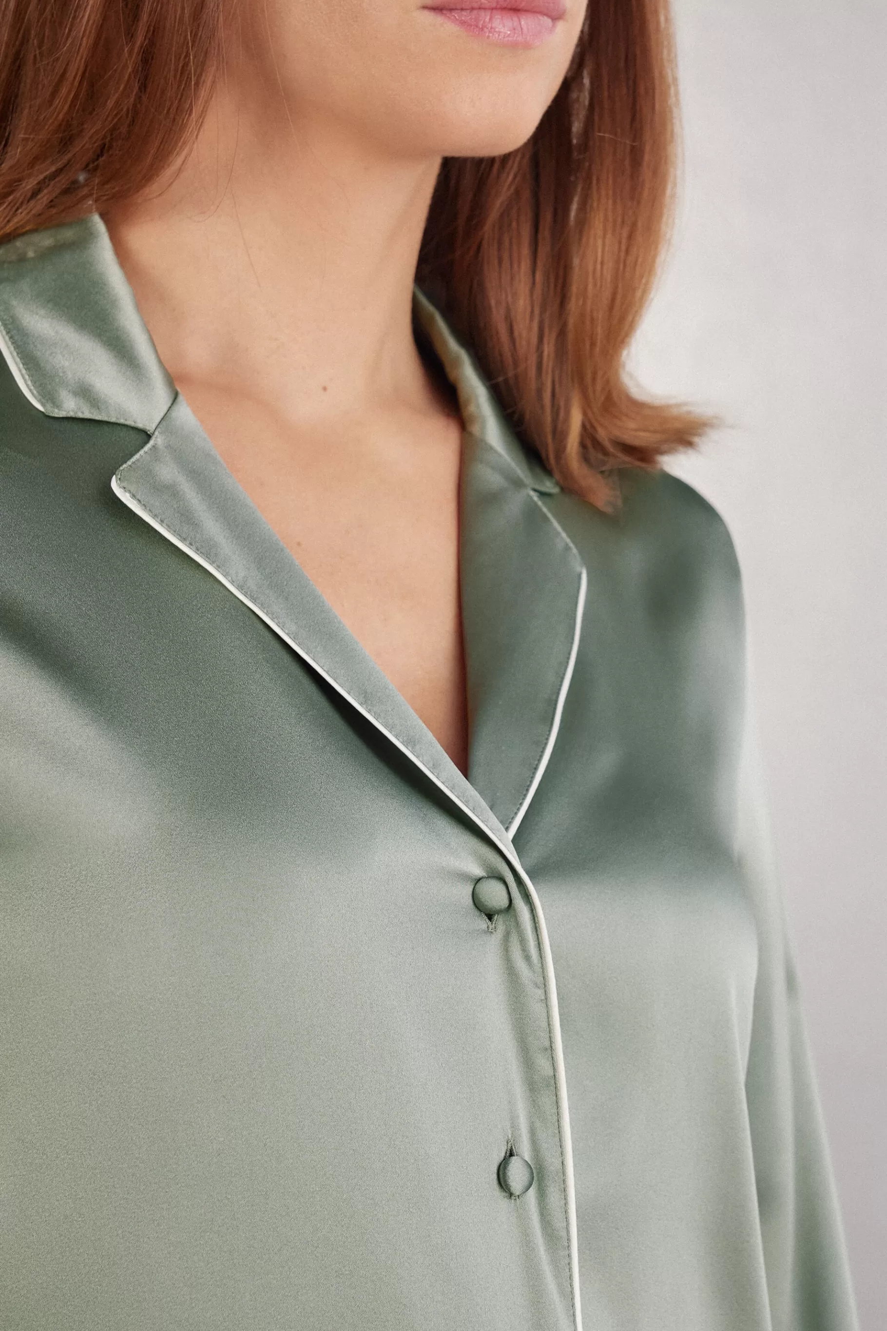 Intimissimi Pyjamas Mix & Match | Pyjamas Med Långbyxor^Kavaj i herrsnitt i silke