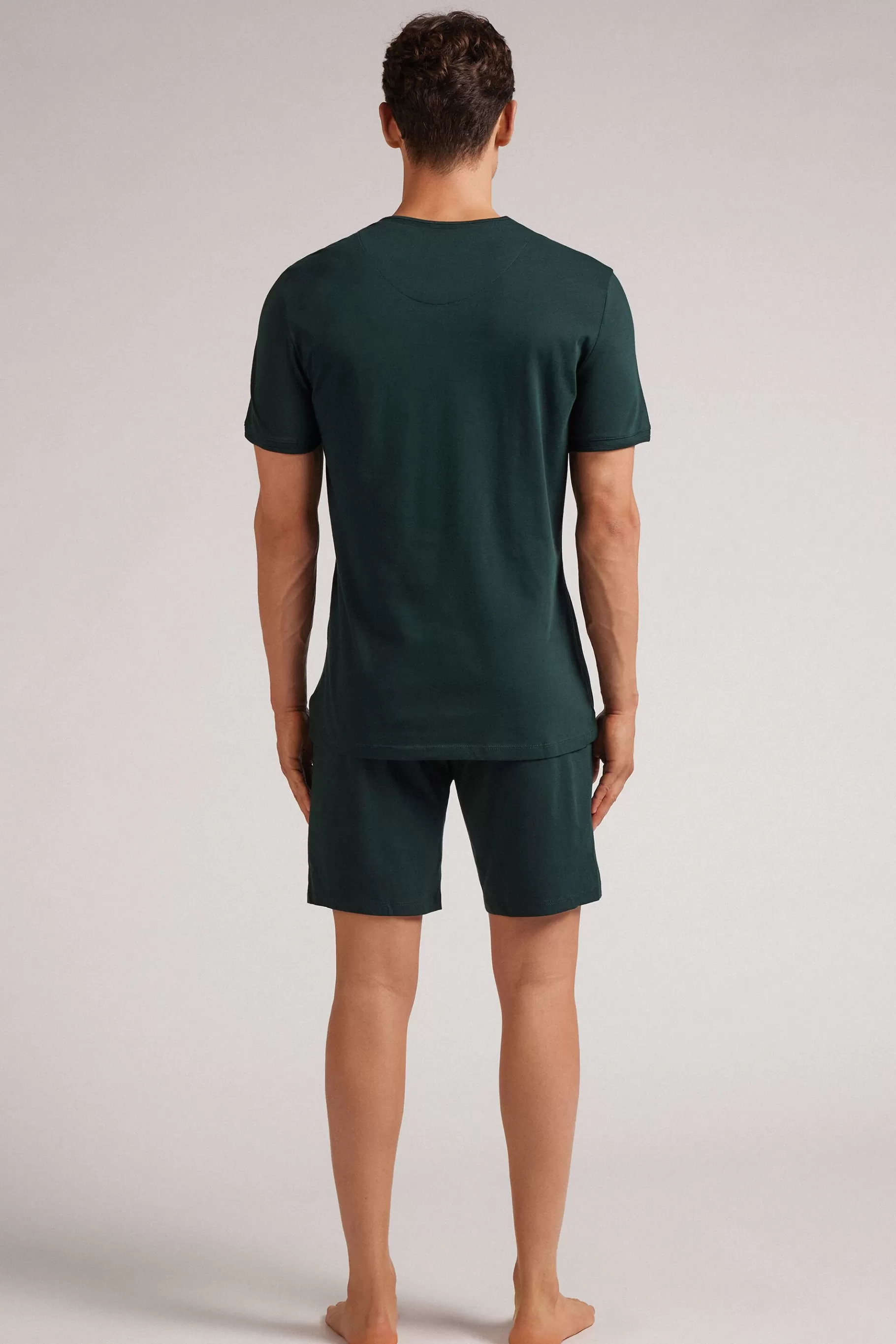 Intimissimi Pyjamas Med Shorts^Kort pyjamas i Superior-bomull