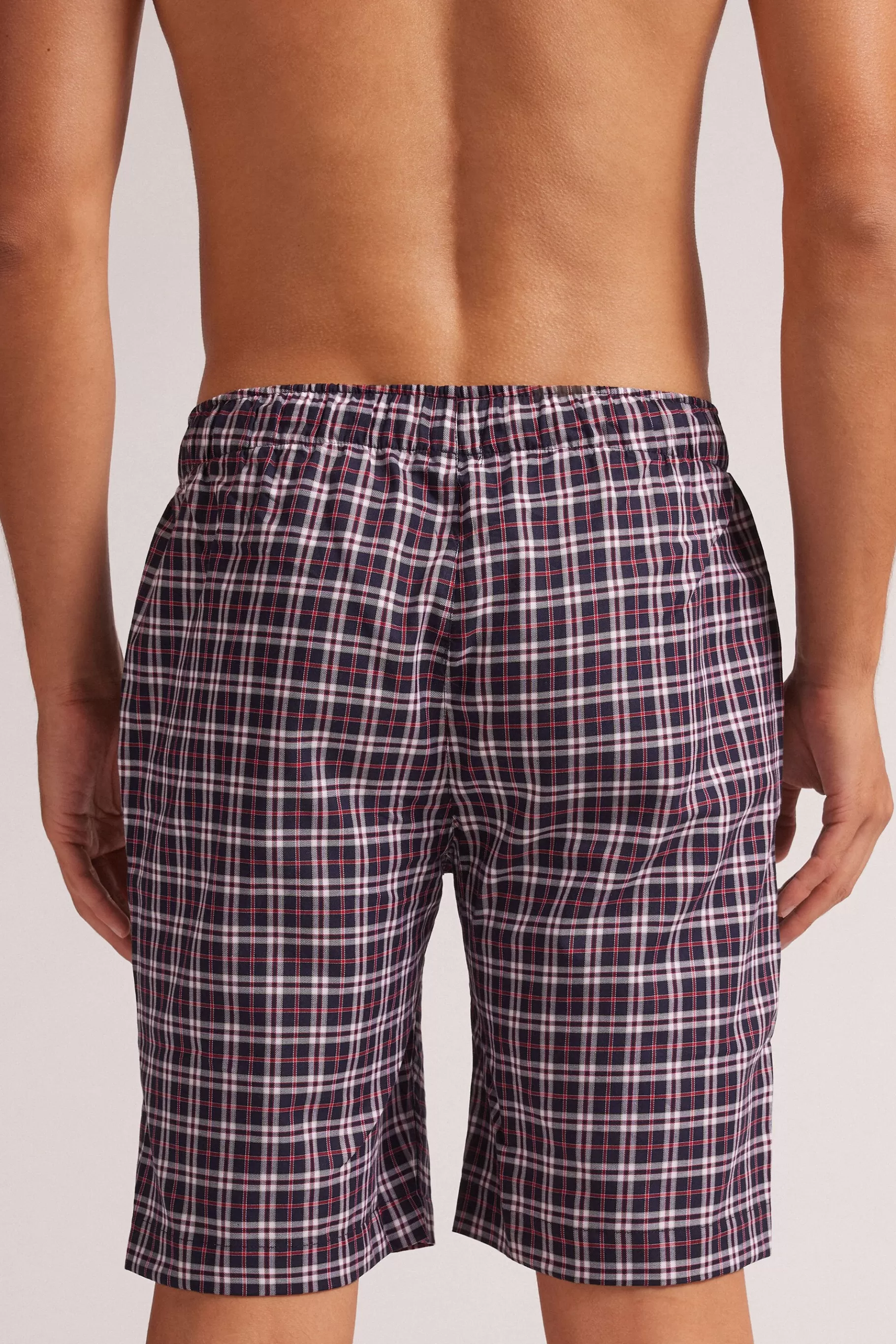 Intimissimi Pyjamas Mix & Match | Byxor^Korta byxor i väv med rutigt mönster