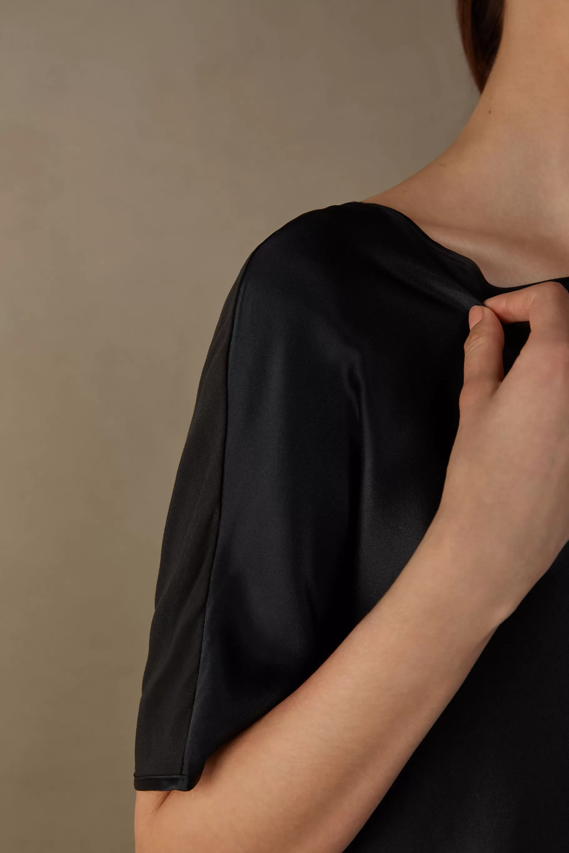 Intimissimi T-shirt^Kortärmad topp i modal och silke