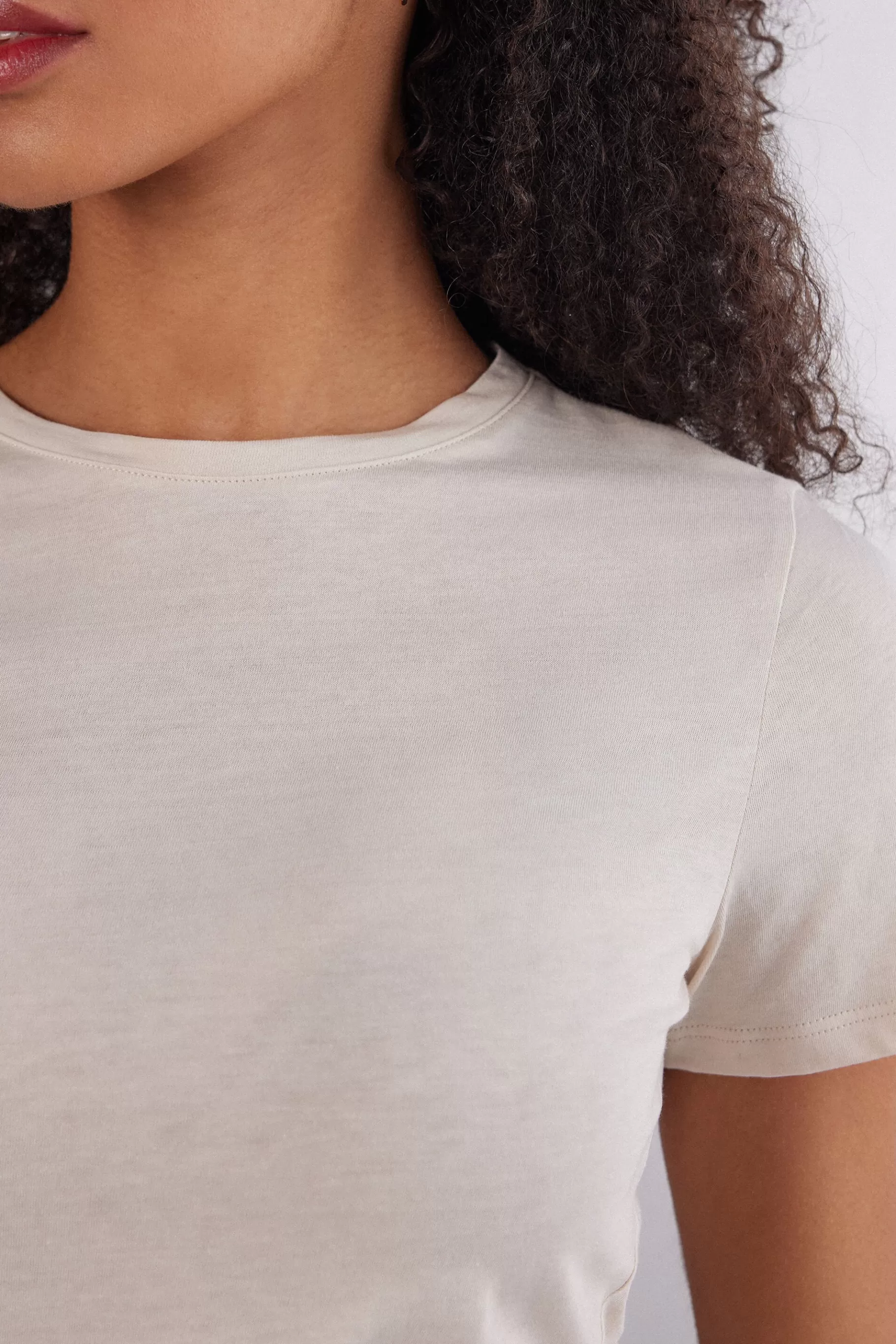 Intimissimi T-shirt^Kortärmad tröja i bomull Ultrafresh