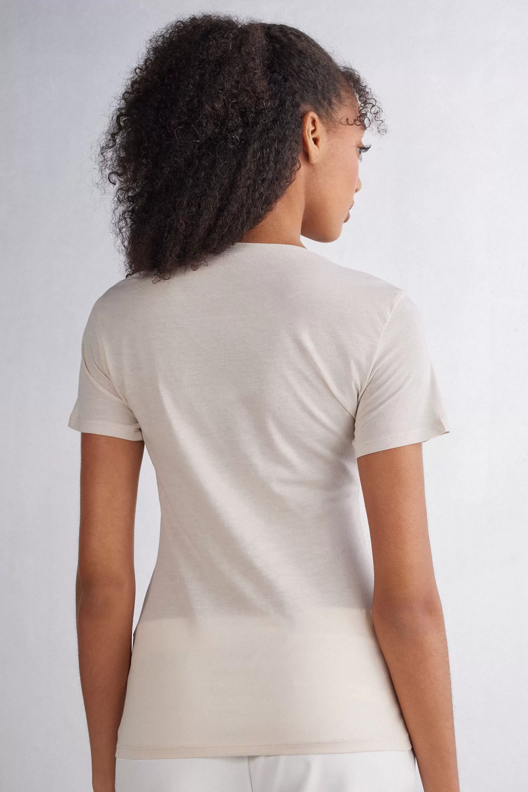 Intimissimi T-shirt^Kortärmad tröja i bomull Ultrafresh