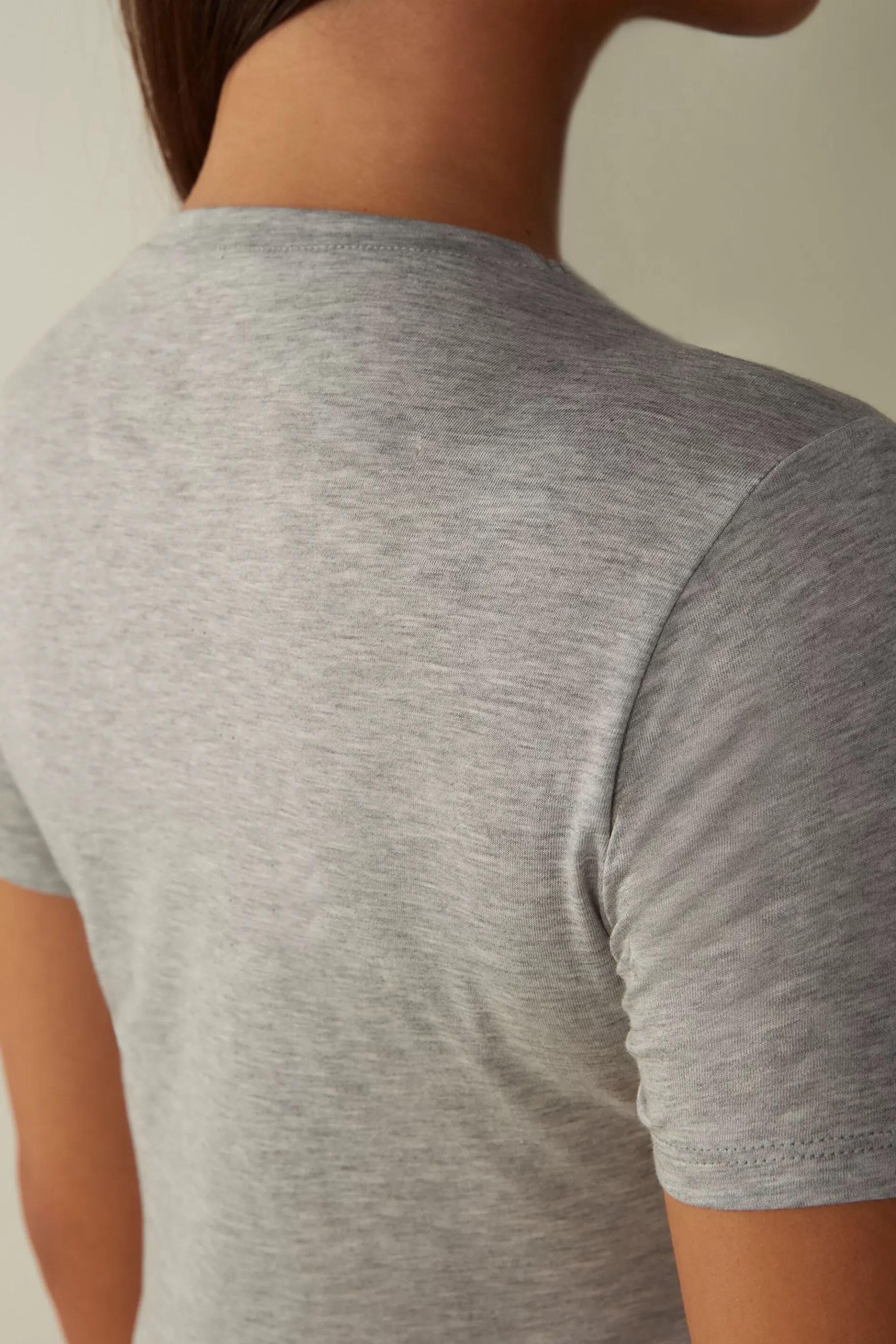 Intimissimi T-shirt^Kortärmad tröja i bomull Ultrafresh