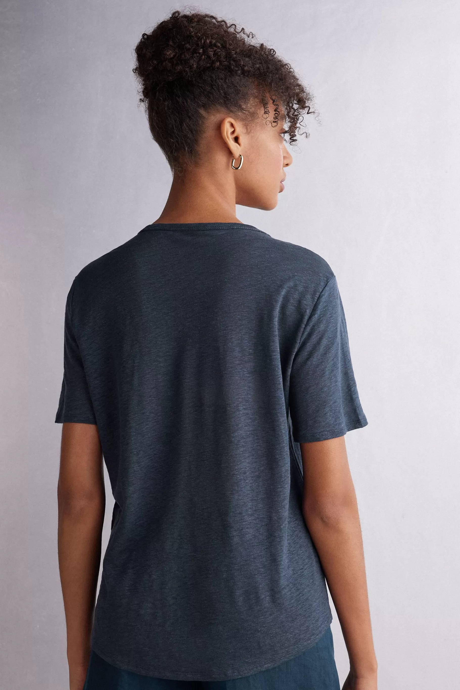 Intimissimi T-shirt^Kortärmad tröja i linne