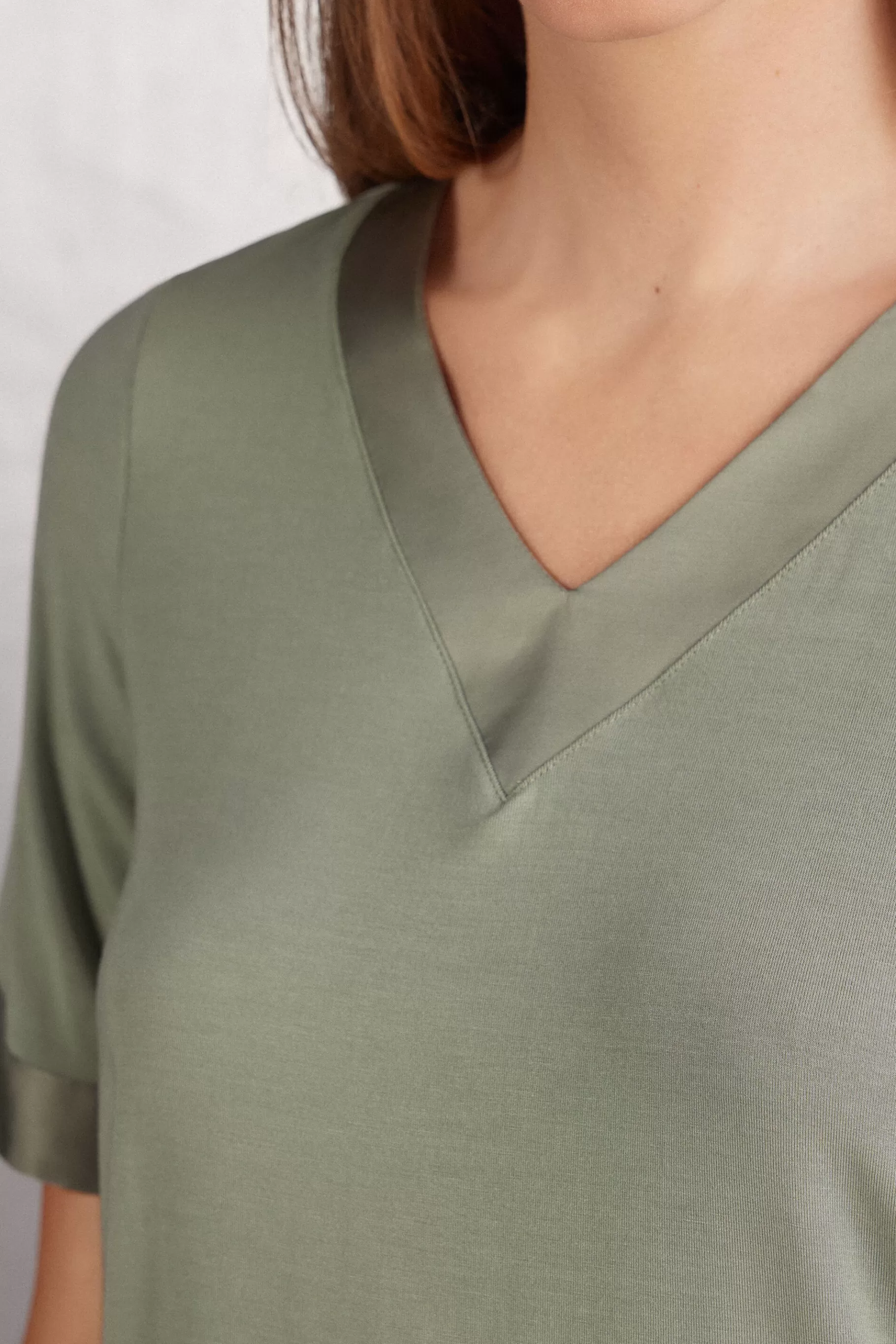Intimissimi Pyjamas Med Shorts | Pyjamas Mix & Match^Kortärmad tröja i modal Satin Details