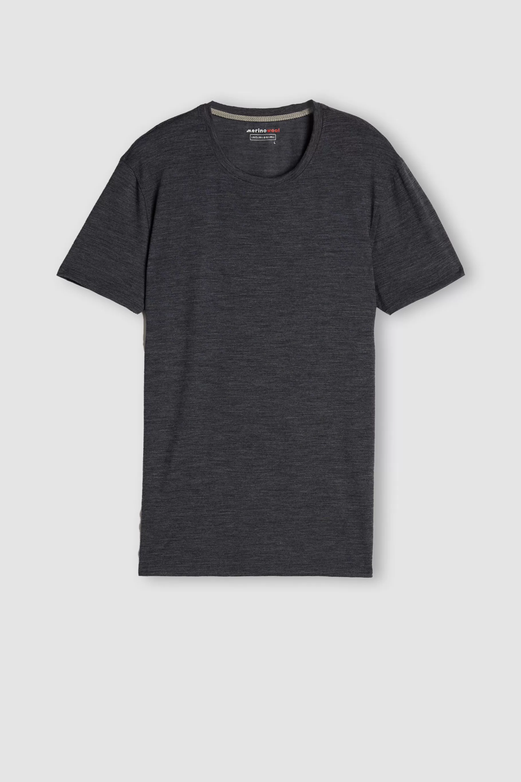 Intimissimi T-shirt / Polo^Kortärmad t-shirt i stretchig merinoull