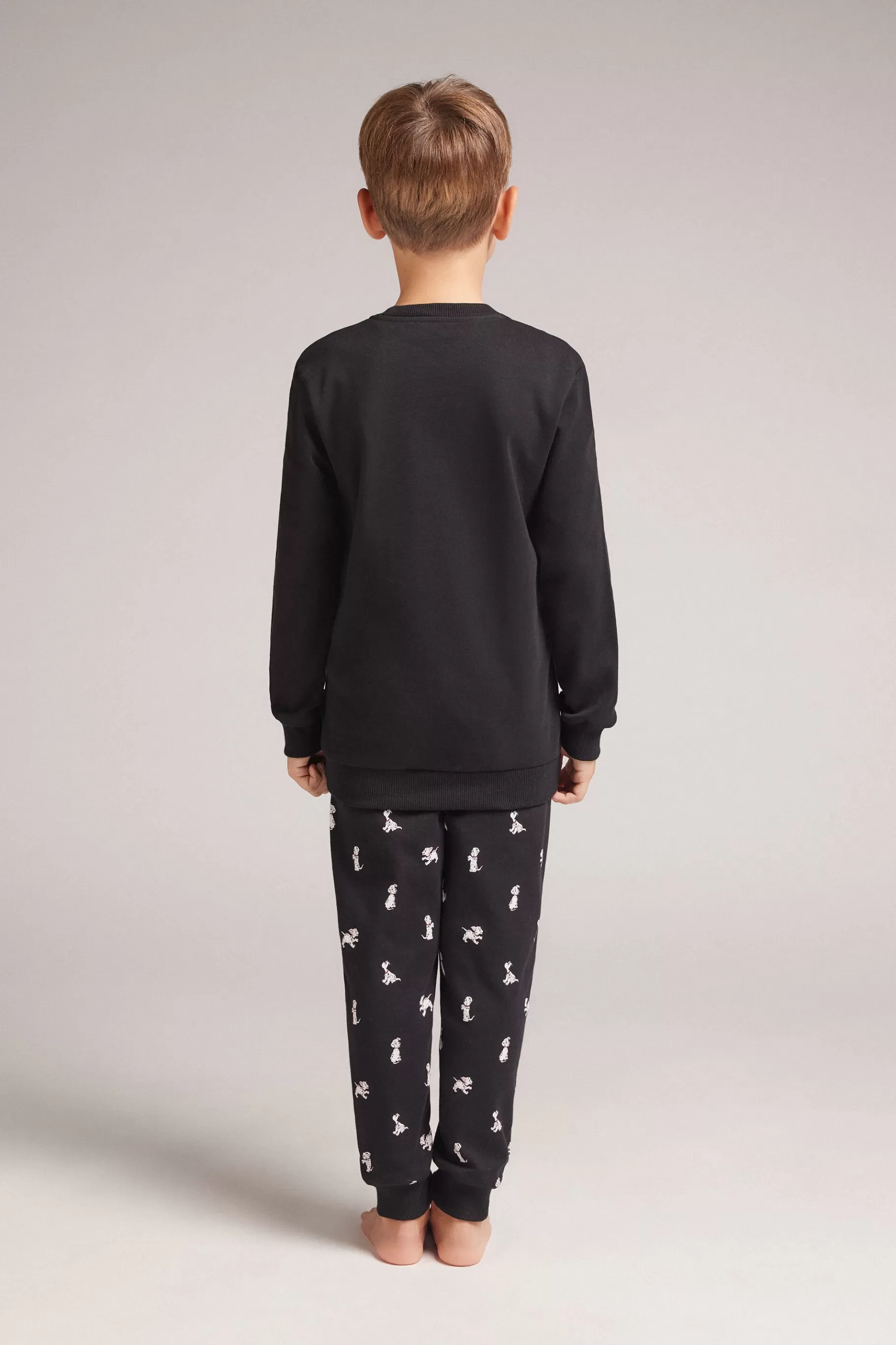 Intimissimi Pojke^Lång barnpyjamas i bomull med 101 dalmatiner från ©Disney