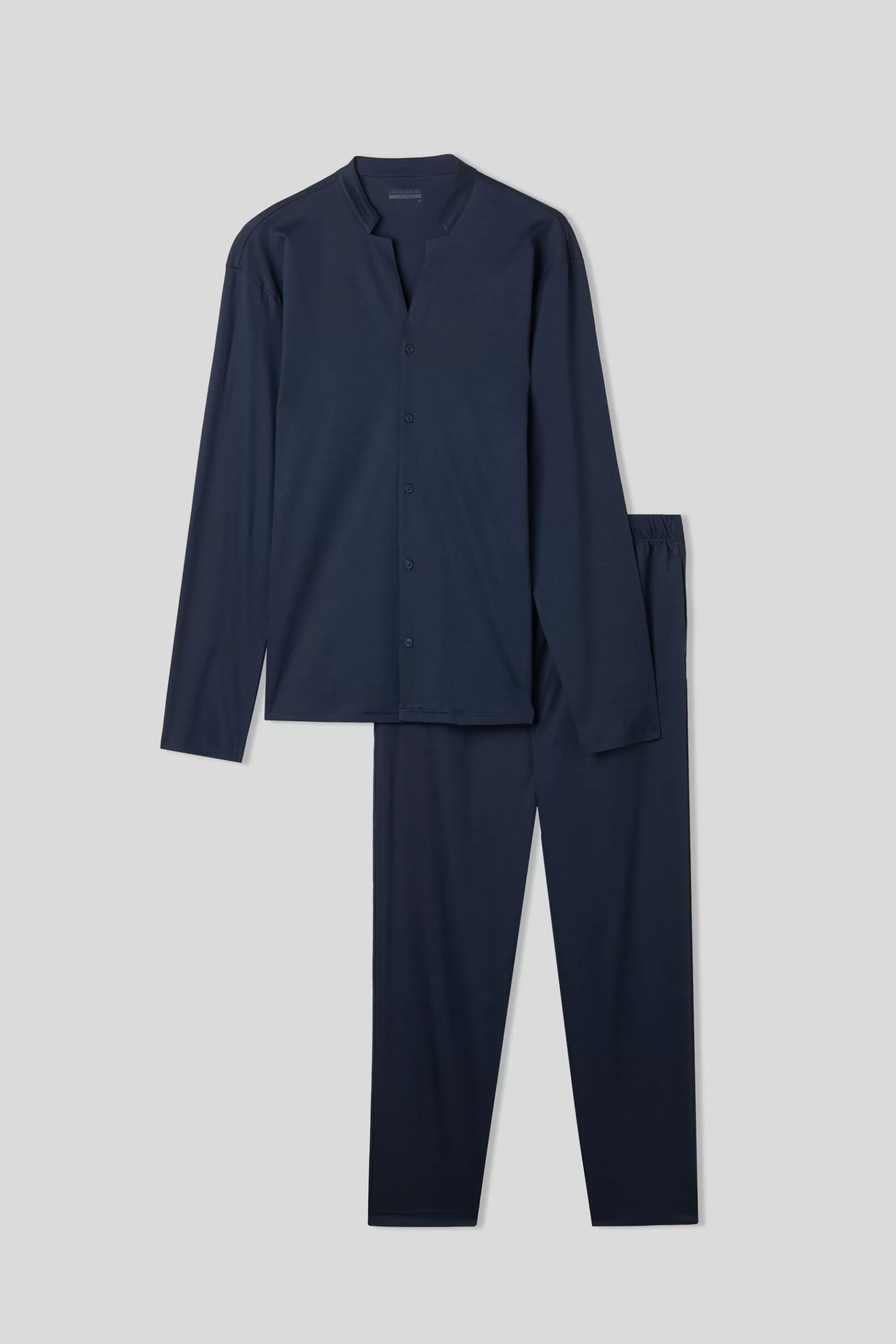 Intimissimi Pyjamas Med L氓ngbyxor^Lång bomullspyjamas med öppning fram