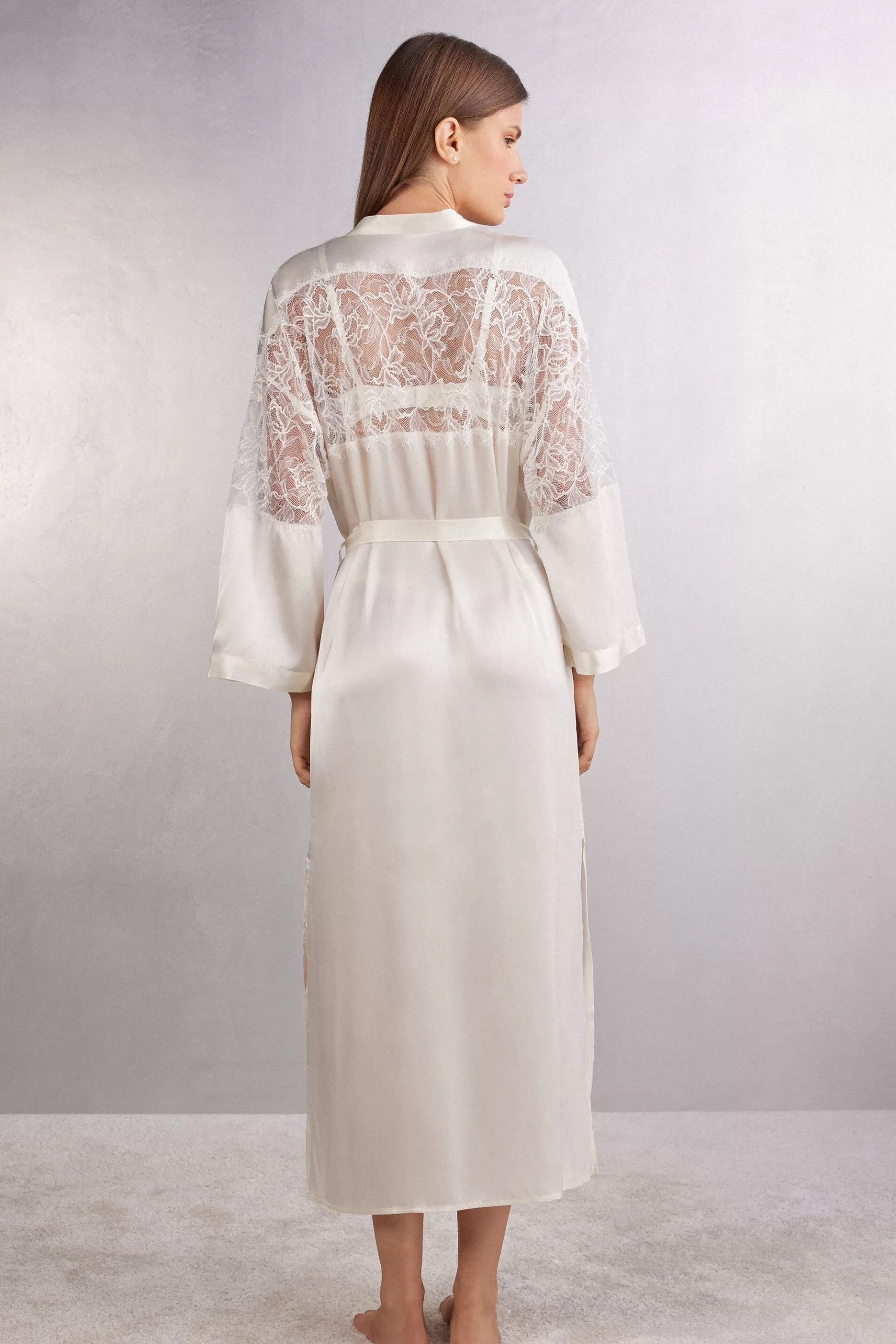 Intimissimi Morgonrockar / Kimonos^Lång morgonrock i silke Her Beauty