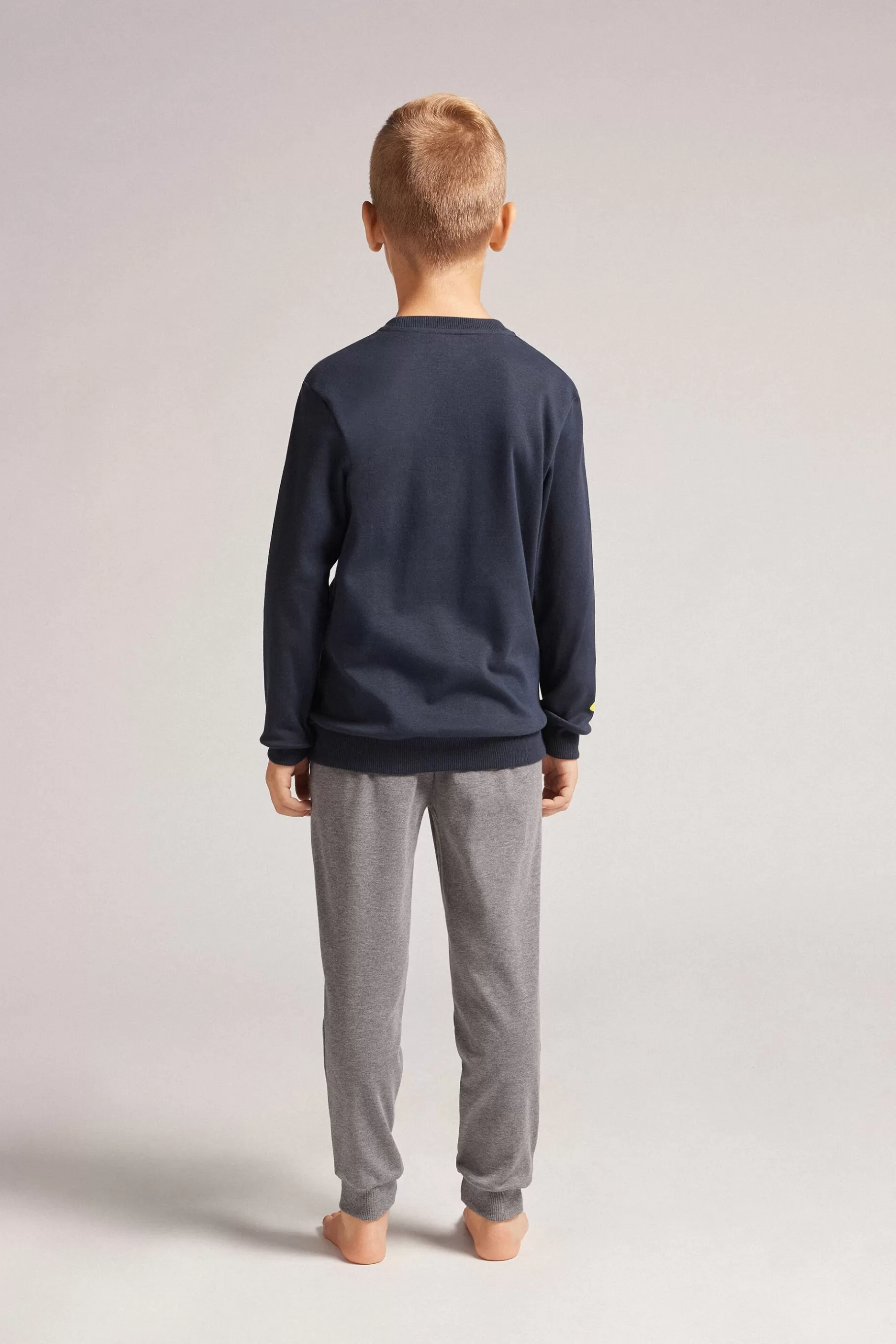 Intimissimi Pojke^Lång pyjamas för barn i bomull med Joakim von Anka från ©Disney