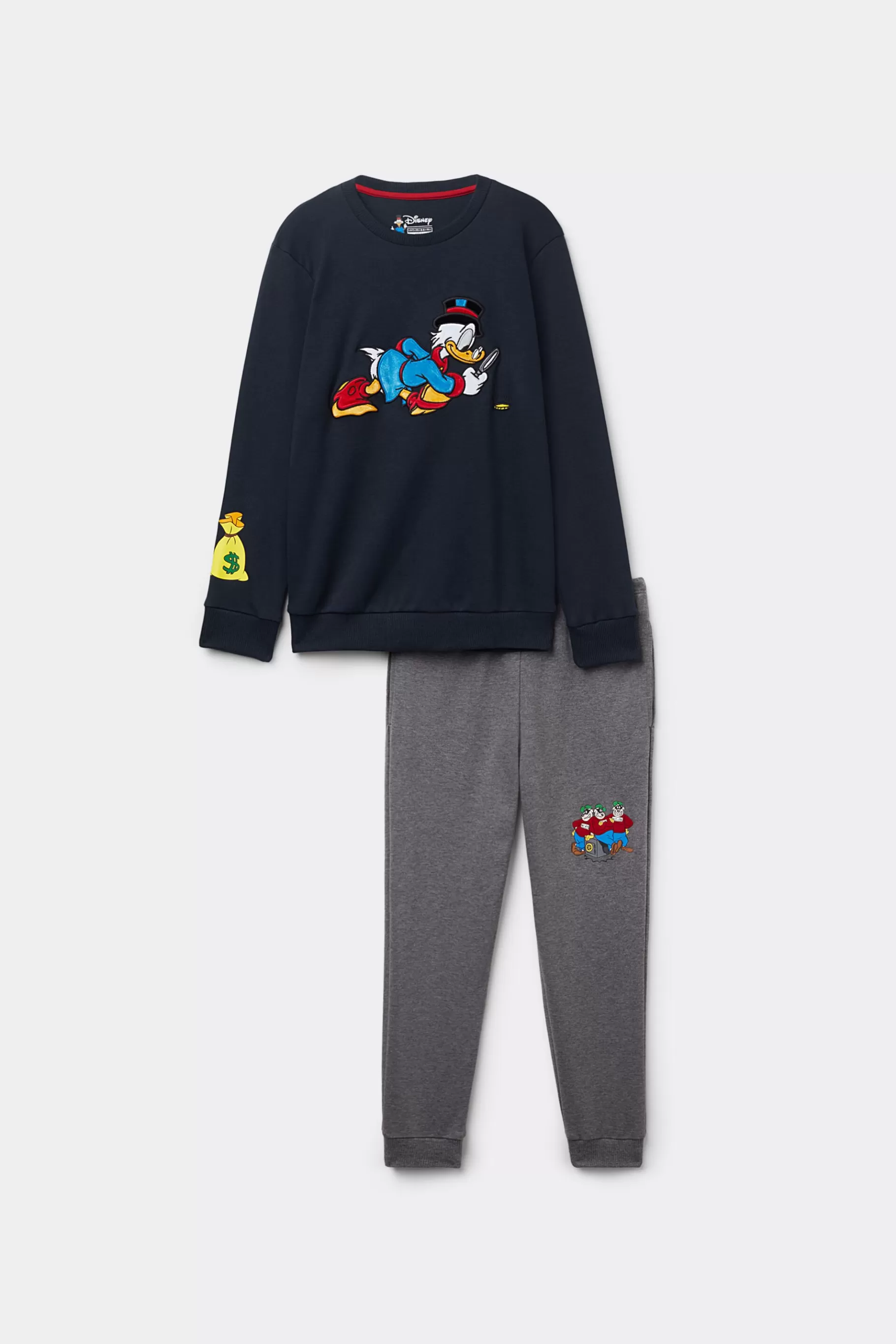 Intimissimi Pojke^Lång pyjamas för barn i bomull med Joakim von Anka från ©Disney