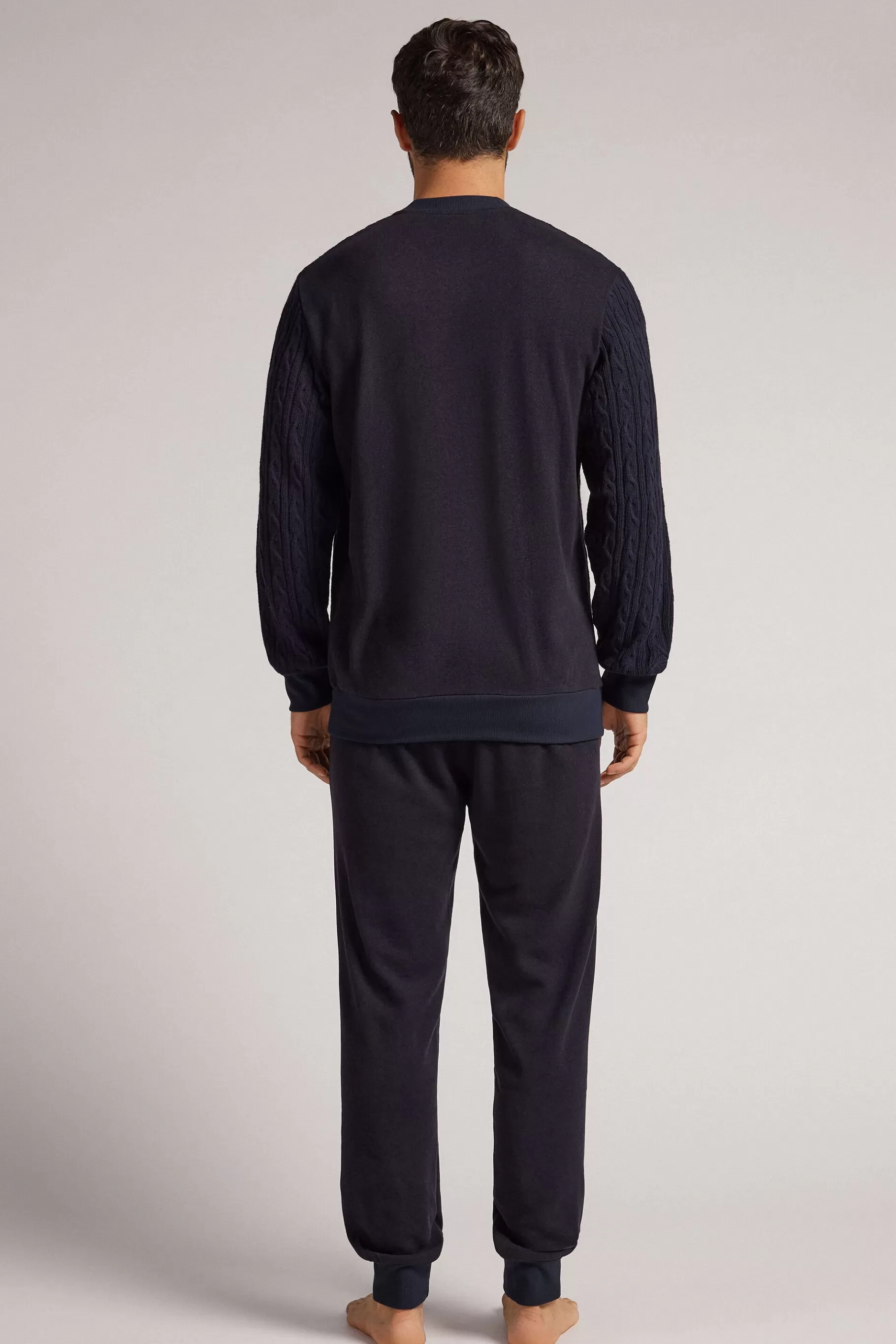 Intimissimi Pyjamas Med L氓ngbyxor^Lång pyjamas i flätad trikå