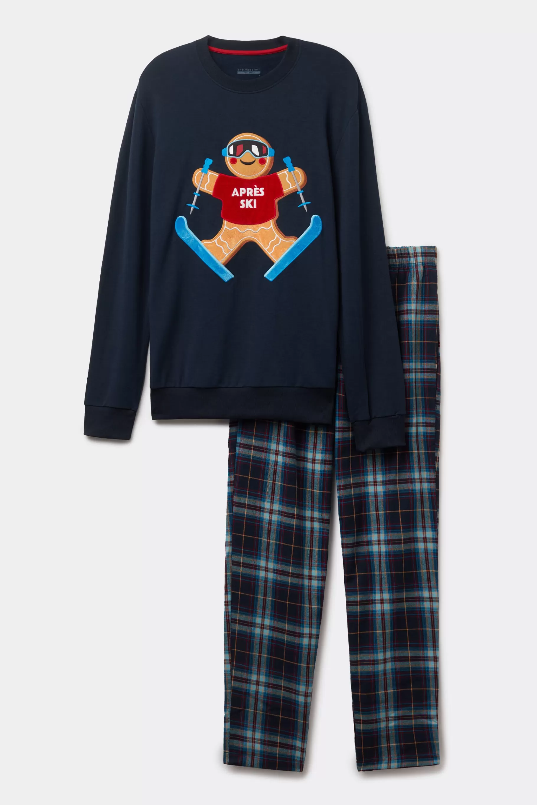 Intimissimi Pyjamas Med L氓ngbyxor^Lång pyjamas i modal Gingerbread Apres Ski