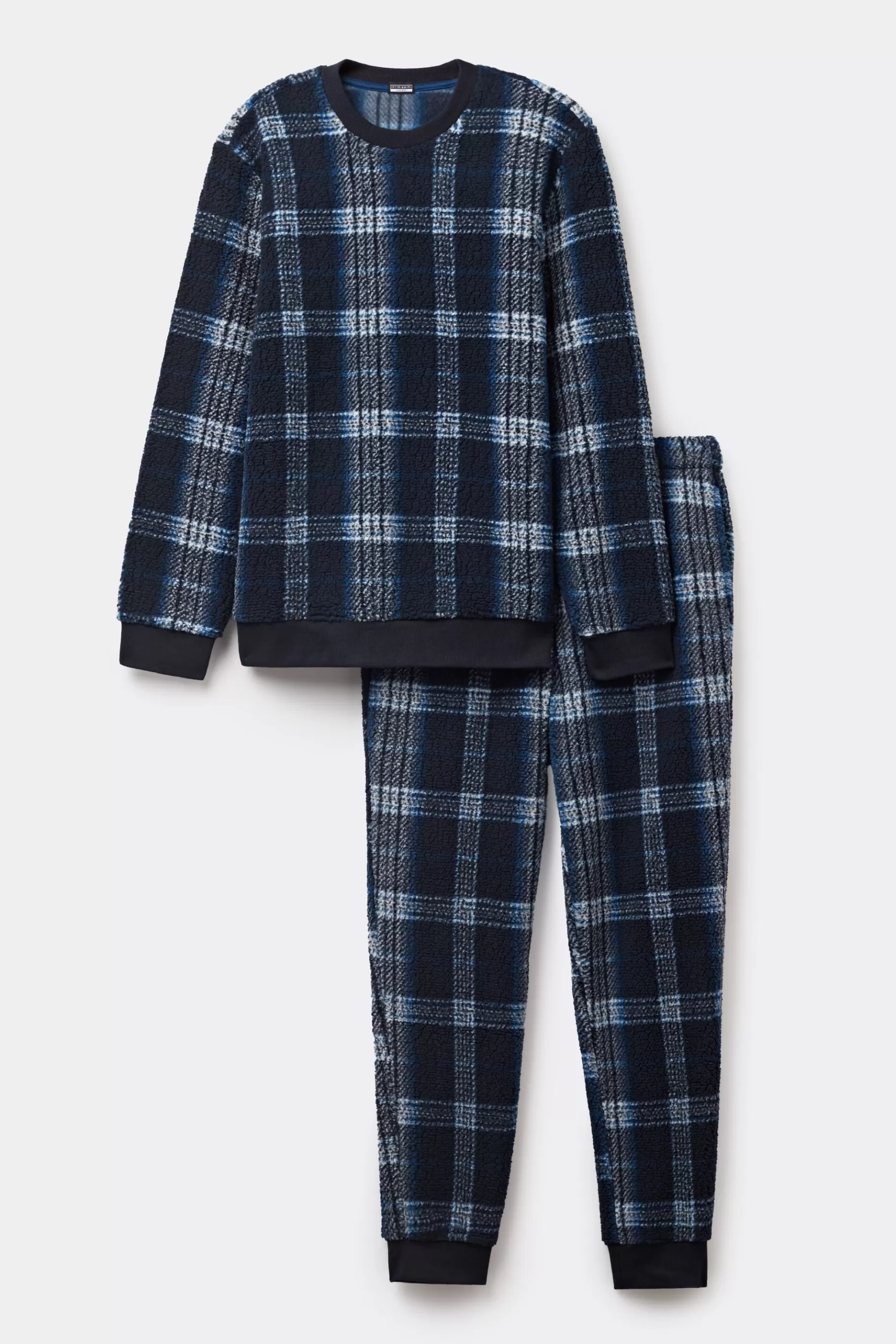 Intimissimi Pyjamas Med L氓ngbyxor^Lång pyjamas Teddy Tartan Blu