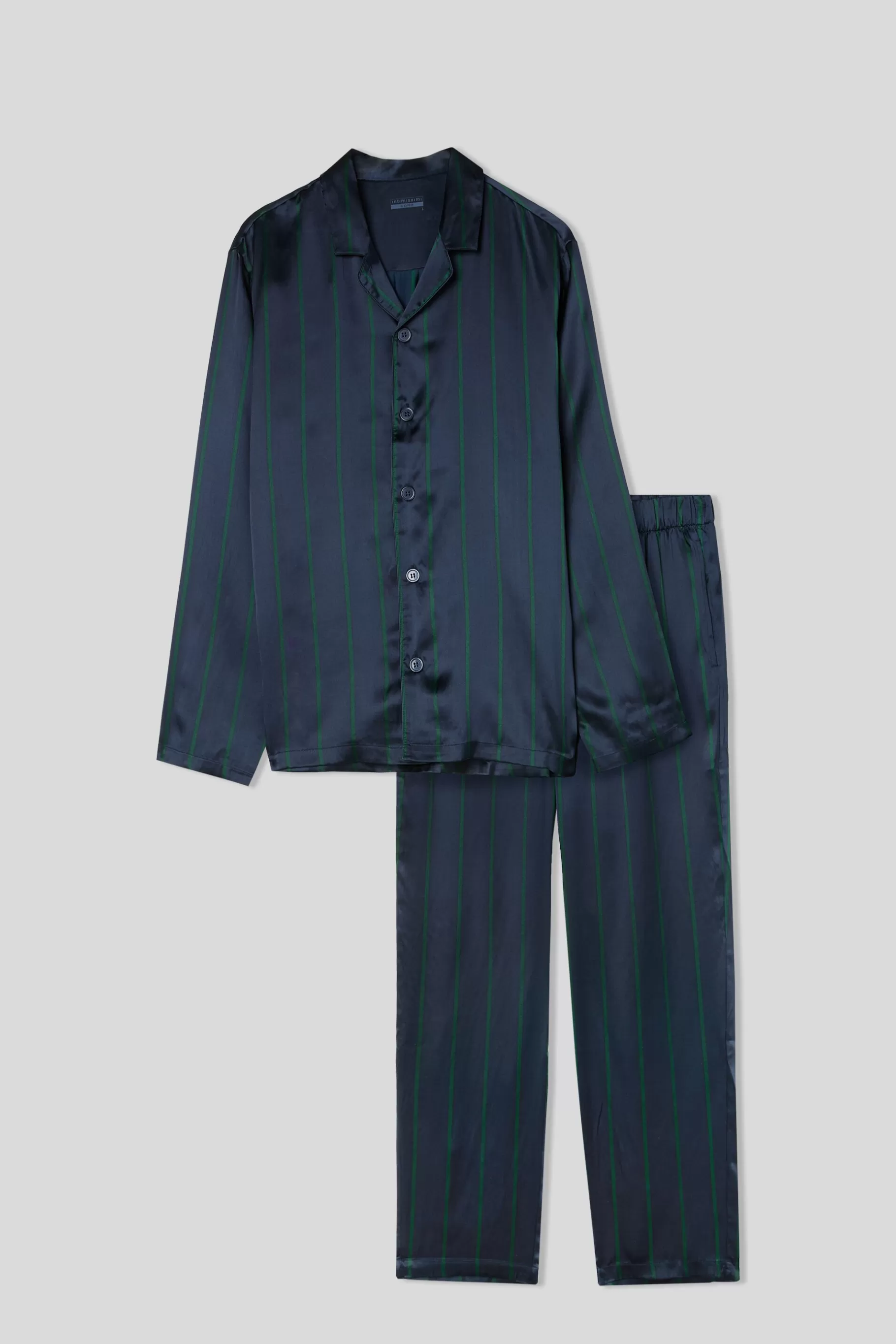 Intimissimi Pyjamas Med L氓ngbyxor^Lång randig pyjamas i siden