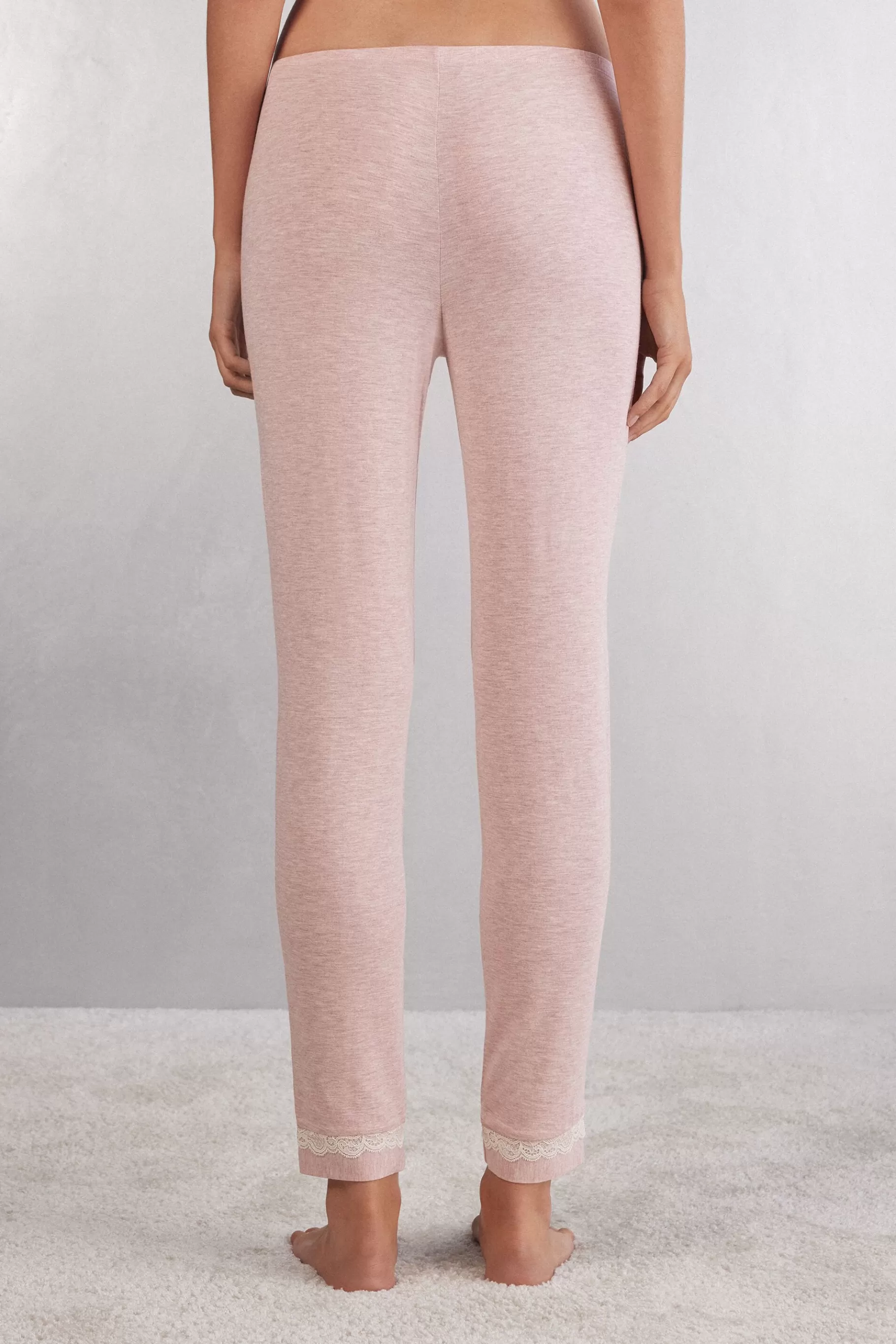 Intimissimi Pyjamas Mix & Match | Pyjamas Med Långbyxor^Långa modalbyxor med spetsdetaljer