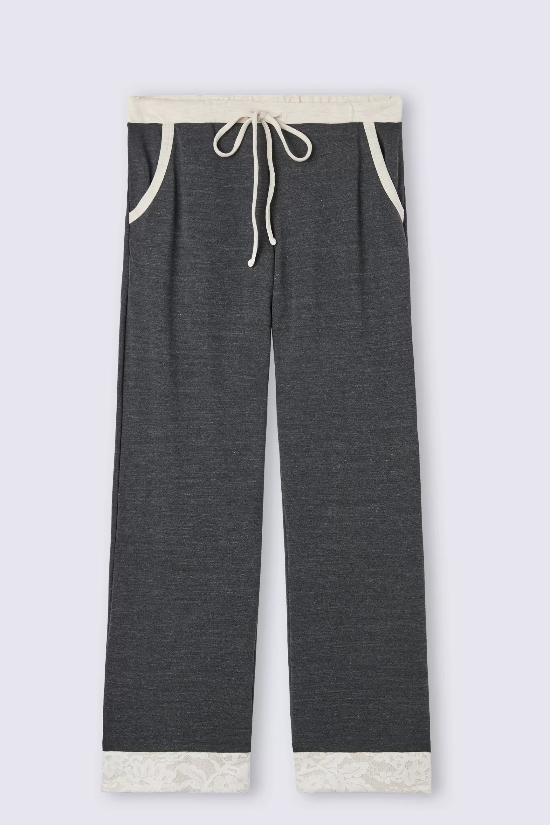 Intimissimi Pyjamas Mix & Match | Pyjamas Med Långbyxor^Långa palazzobyxor i modal och ull Baby It's Cold Outside