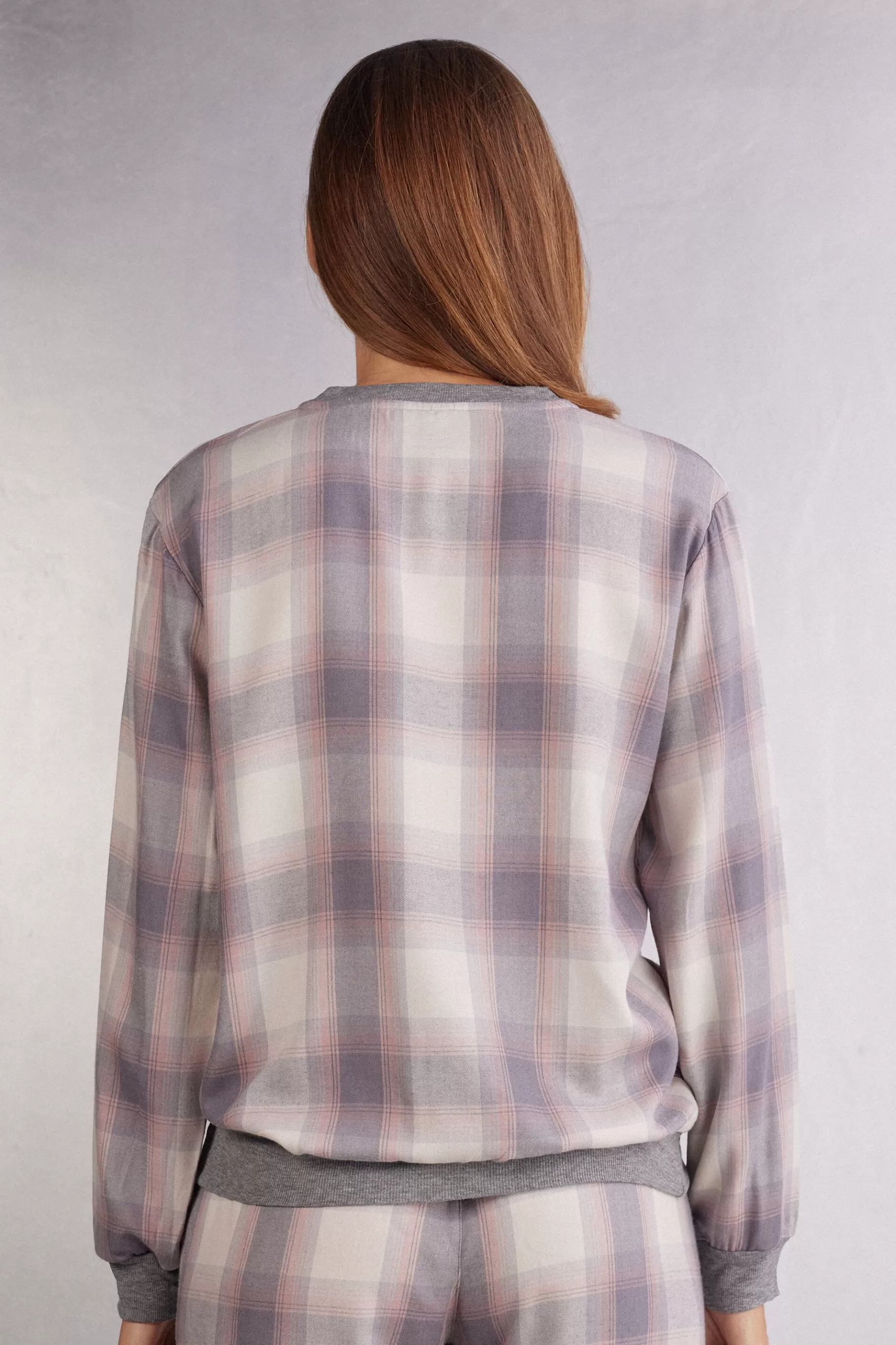 Intimissimi Pyjamas Mix & Match | Pyjamas Med Långbyxor^Långärmad bomullströja med Luxury Comfort