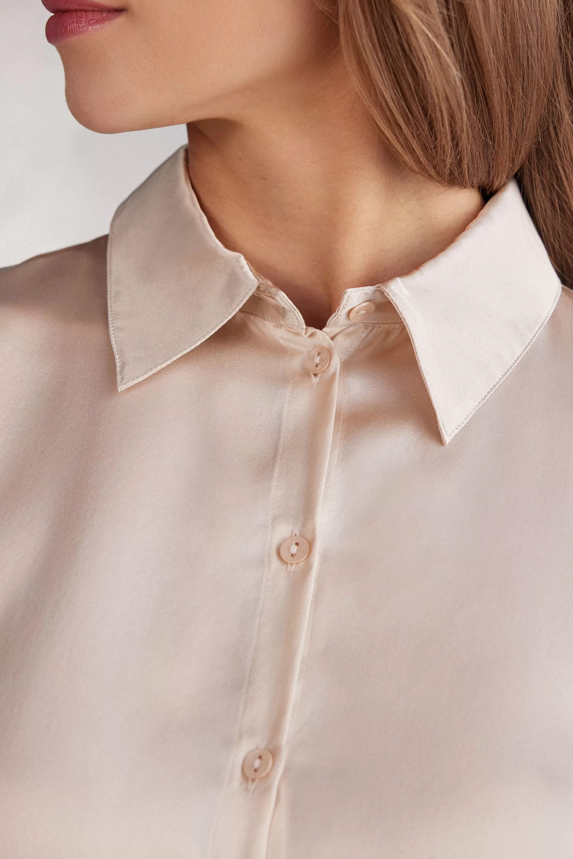 Intimissimi Blusar^Långärmad silkestopp