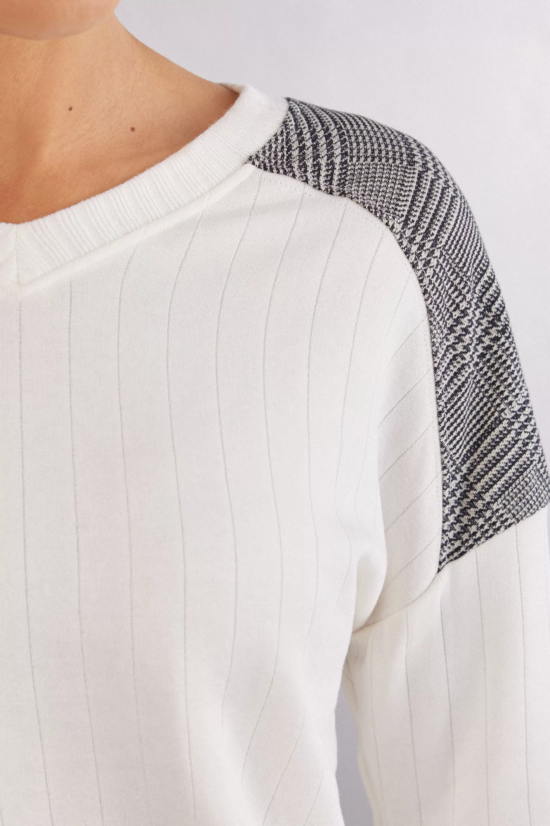 Intimissimi Pyjamas Mix & Match | Pyjamas Med Långbyxor^Långärmad topp med V-ringad hals Royal Elegance