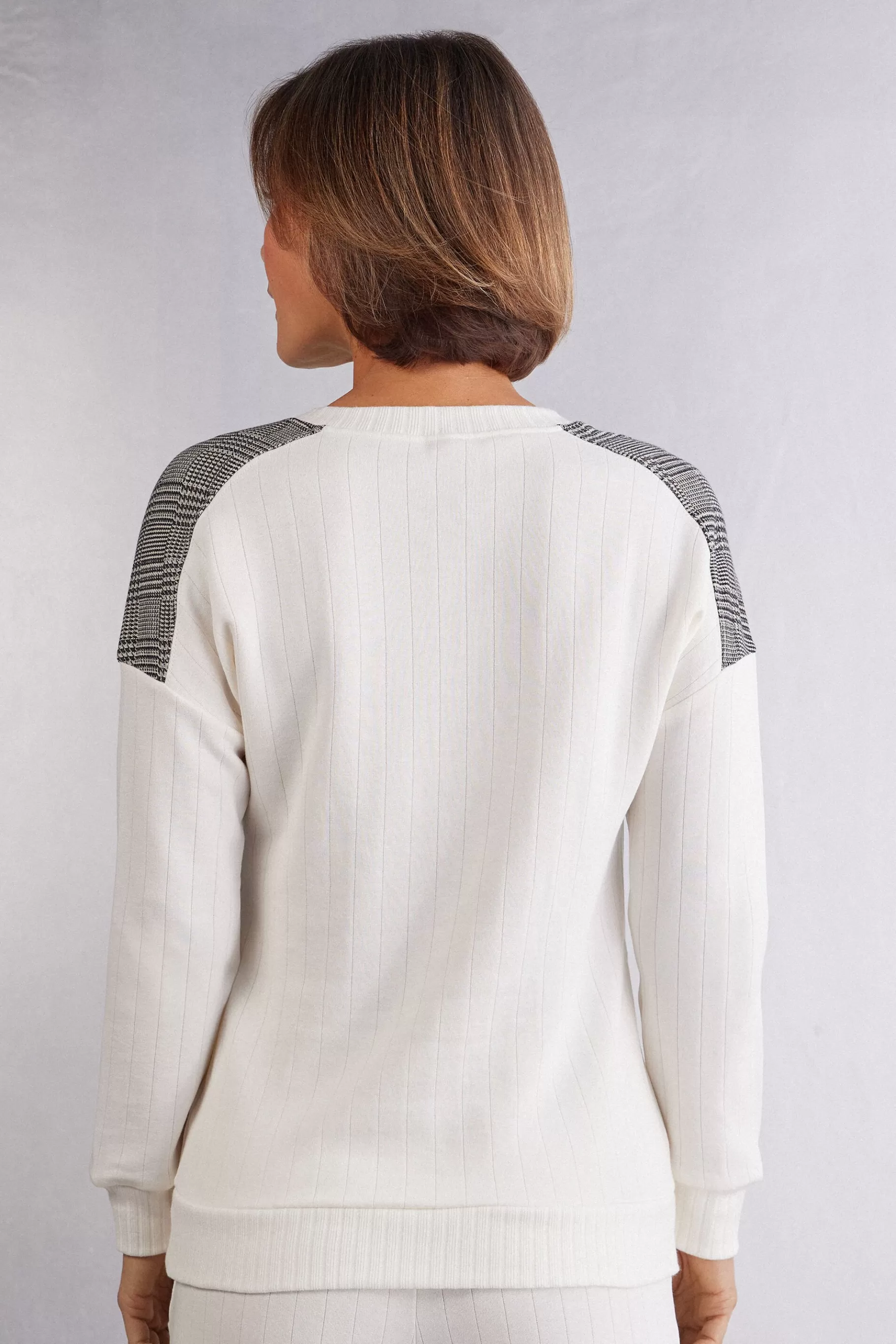 Intimissimi Pyjamas Mix & Match | Pyjamas Med Långbyxor^Långärmad topp med V-ringad hals Royal Elegance