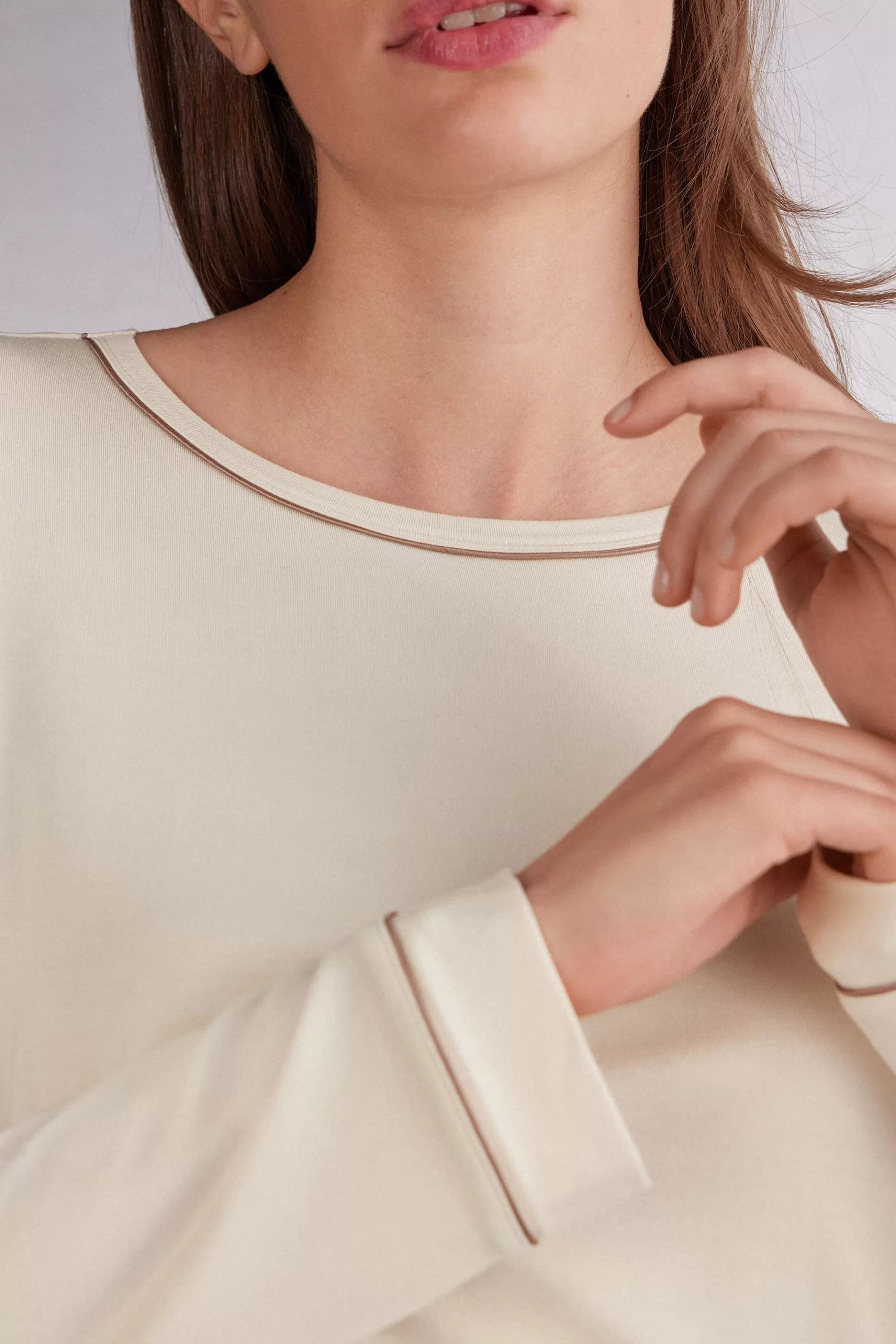 Intimissimi Pyjamas Mix & Match | Pyjamas Med Långbyxor^Långärmad tröja i modal