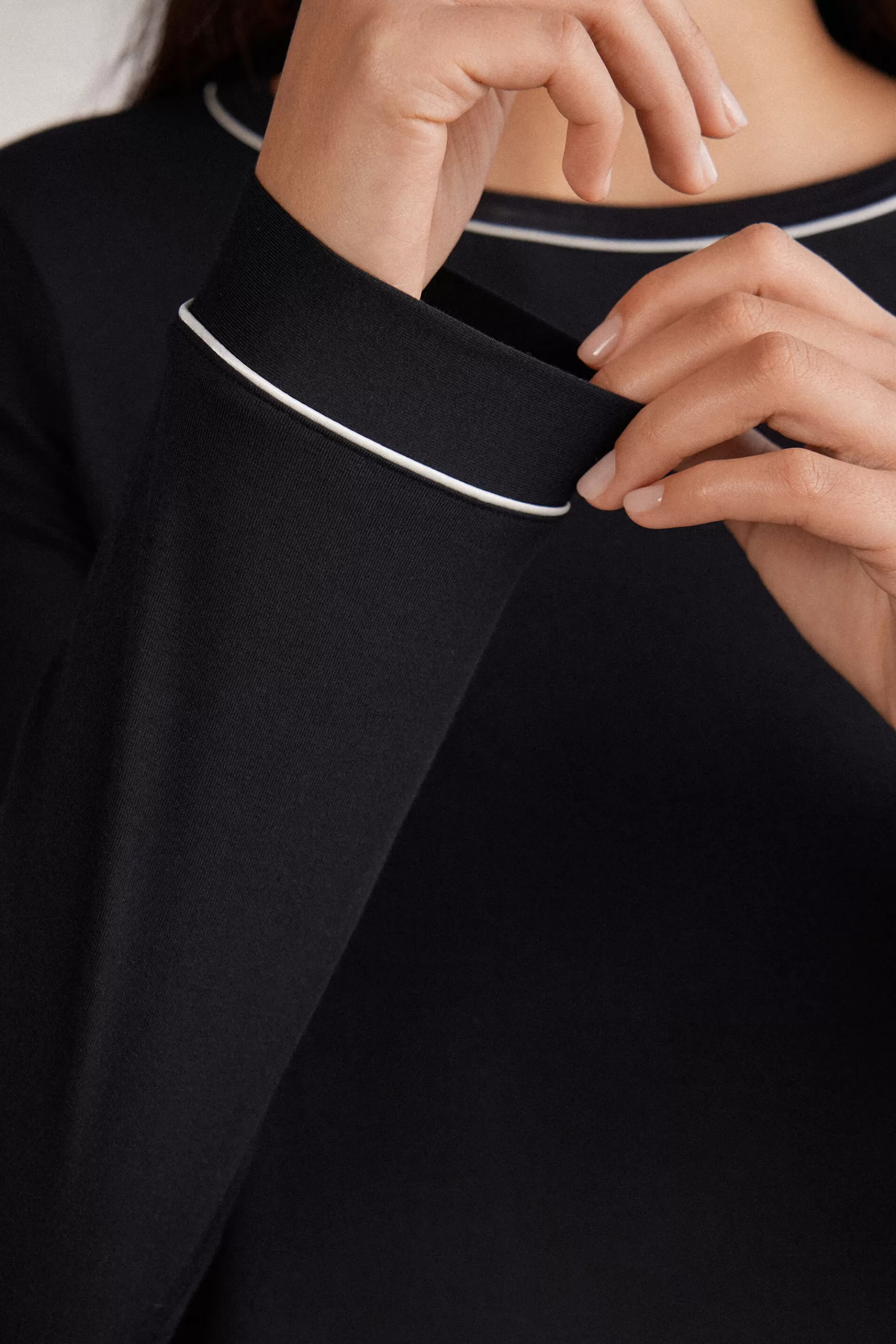 Intimissimi Pyjamas Mix & Match | Pyjamas Med Långbyxor^Långärmad tröja i modal