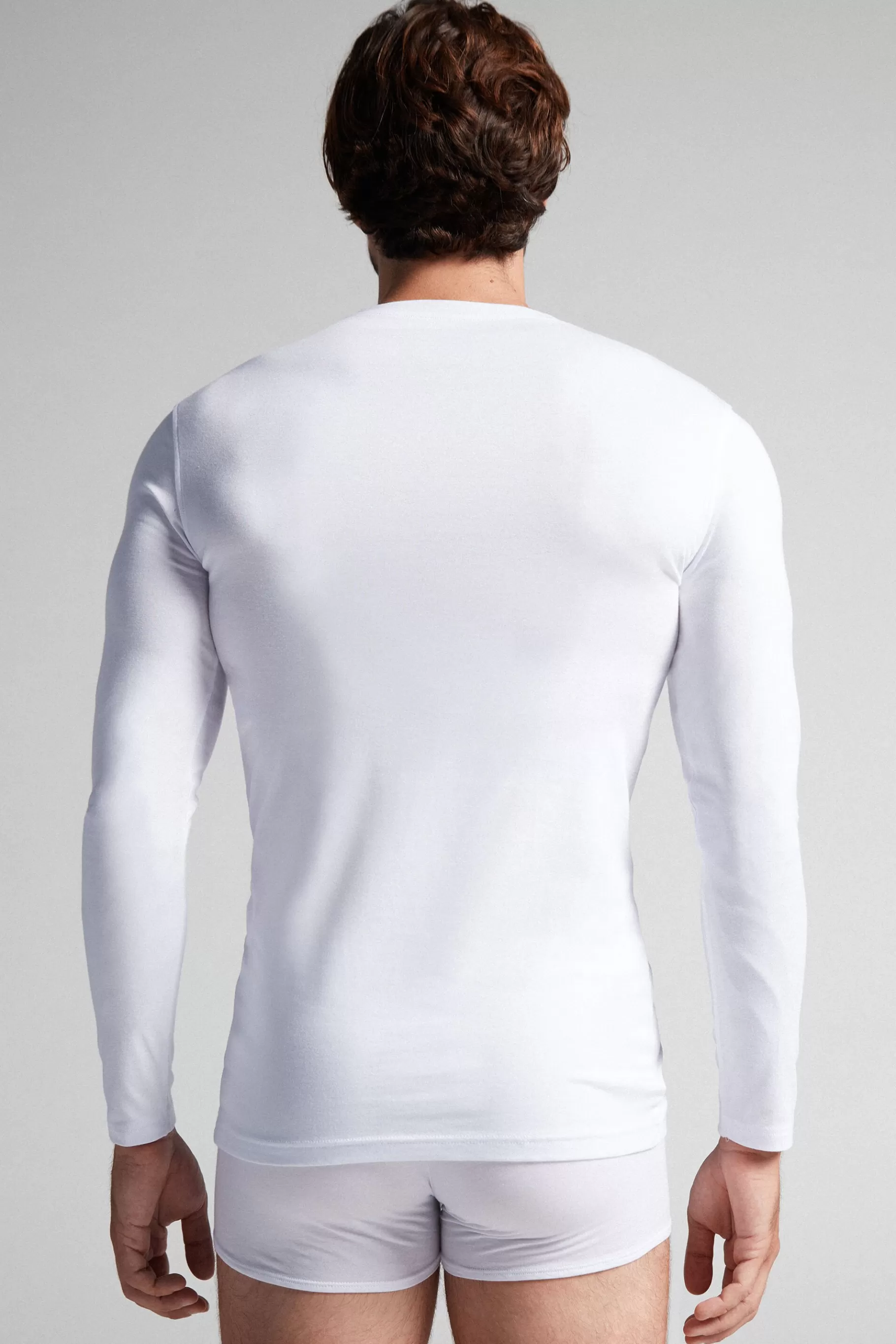 Intimissimi Långärmat^Långärmad tröja i Superior-bomullsstretch