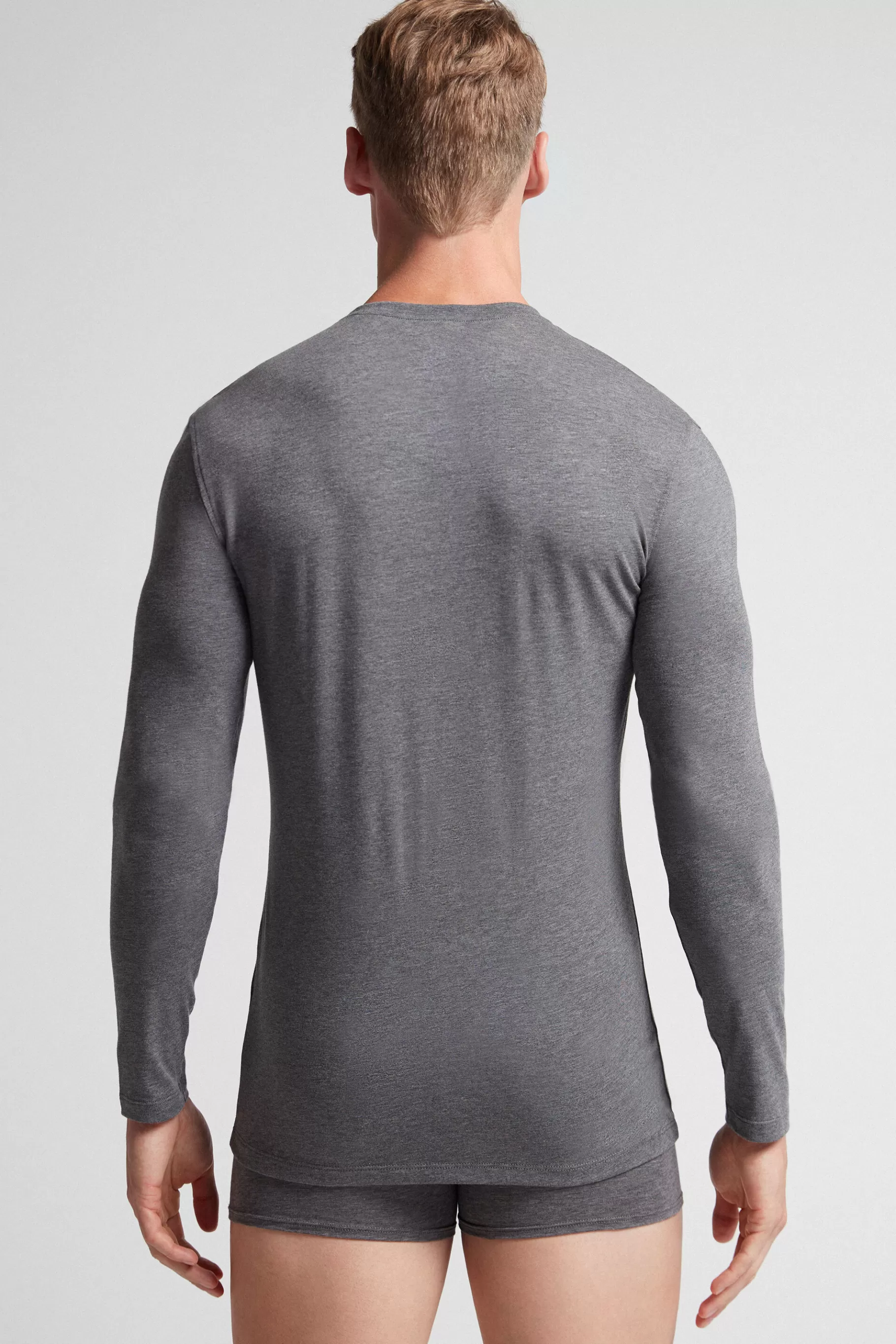 Intimissimi Långärmat^Långärmad tröja i Superior-bomullsstretch
