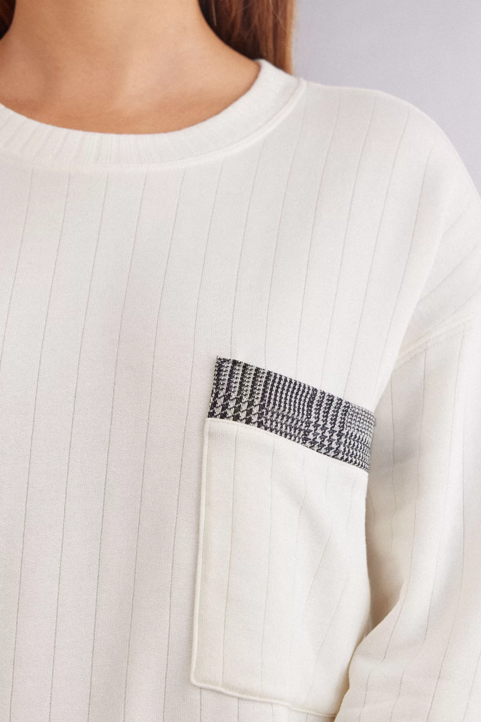 Intimissimi Pyjamas Mix & Match | Pyjamas Med Långbyxor^Långärmad tröja med broderi Royal Elegance