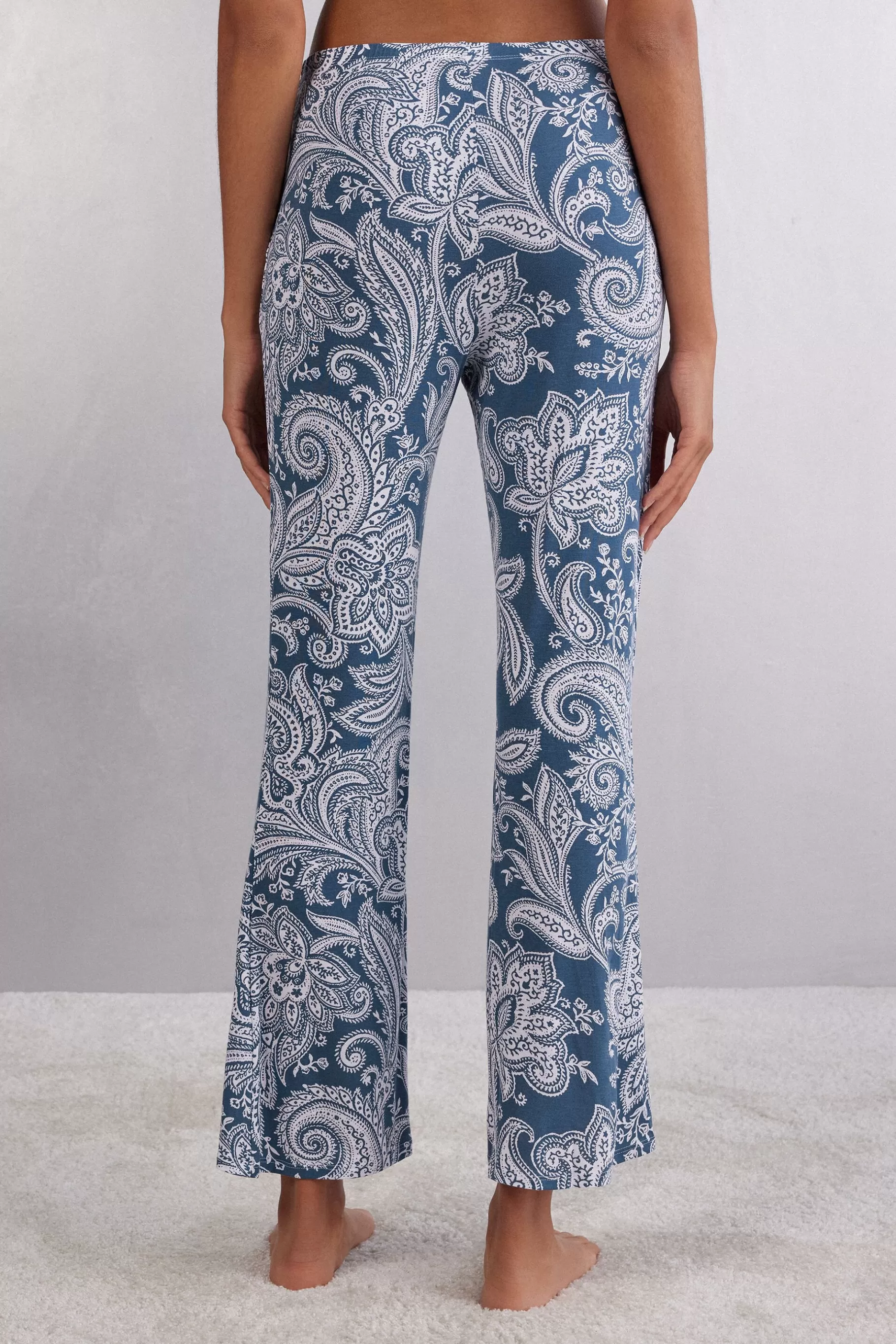 Intimissimi Pyjamas Mix & Match | Pyjamas Med Långbyxor^Långbyxor i bambuviskos Flower Paisley