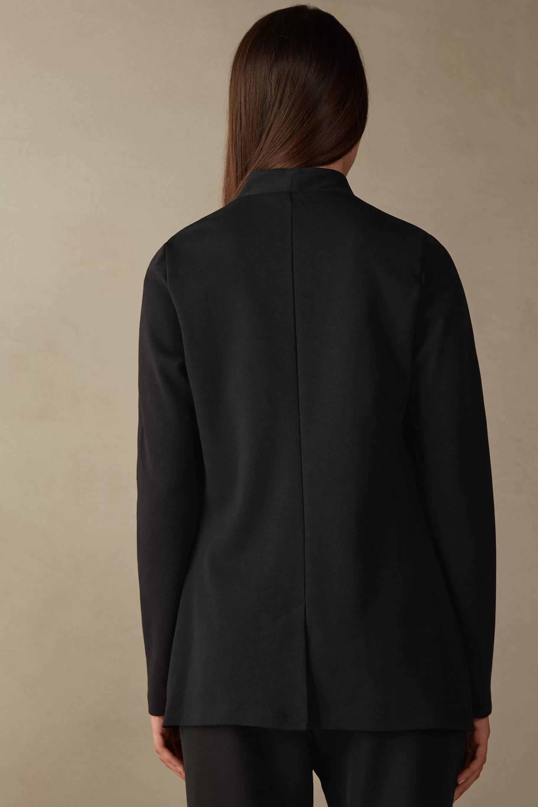 Intimissimi Cardigans / Jackor^Long-Sleeved Cotton Interlock kofta