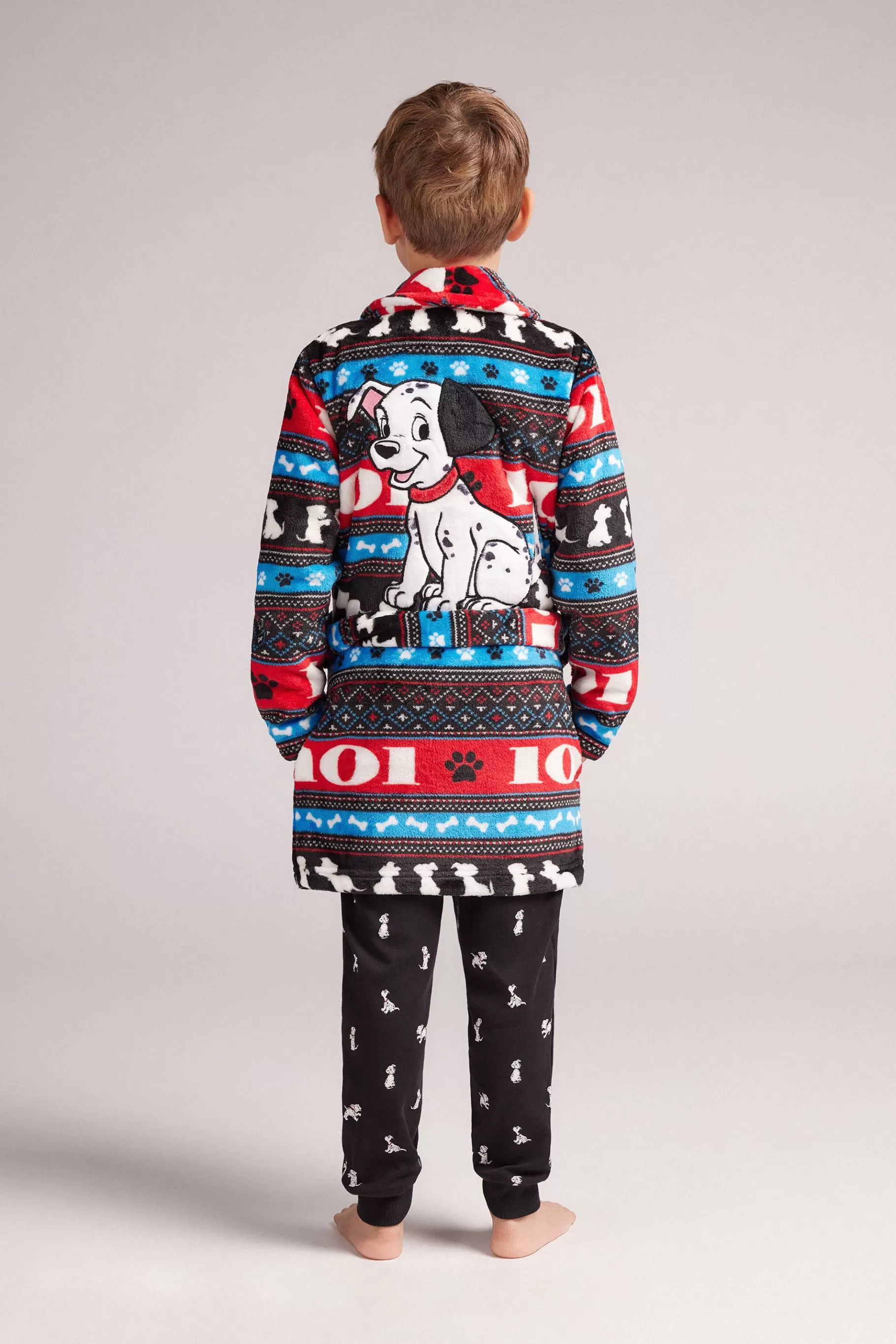 Intimissimi Pojke^Morgonrock för barn i fleece ©Disney 101 dalmatiner