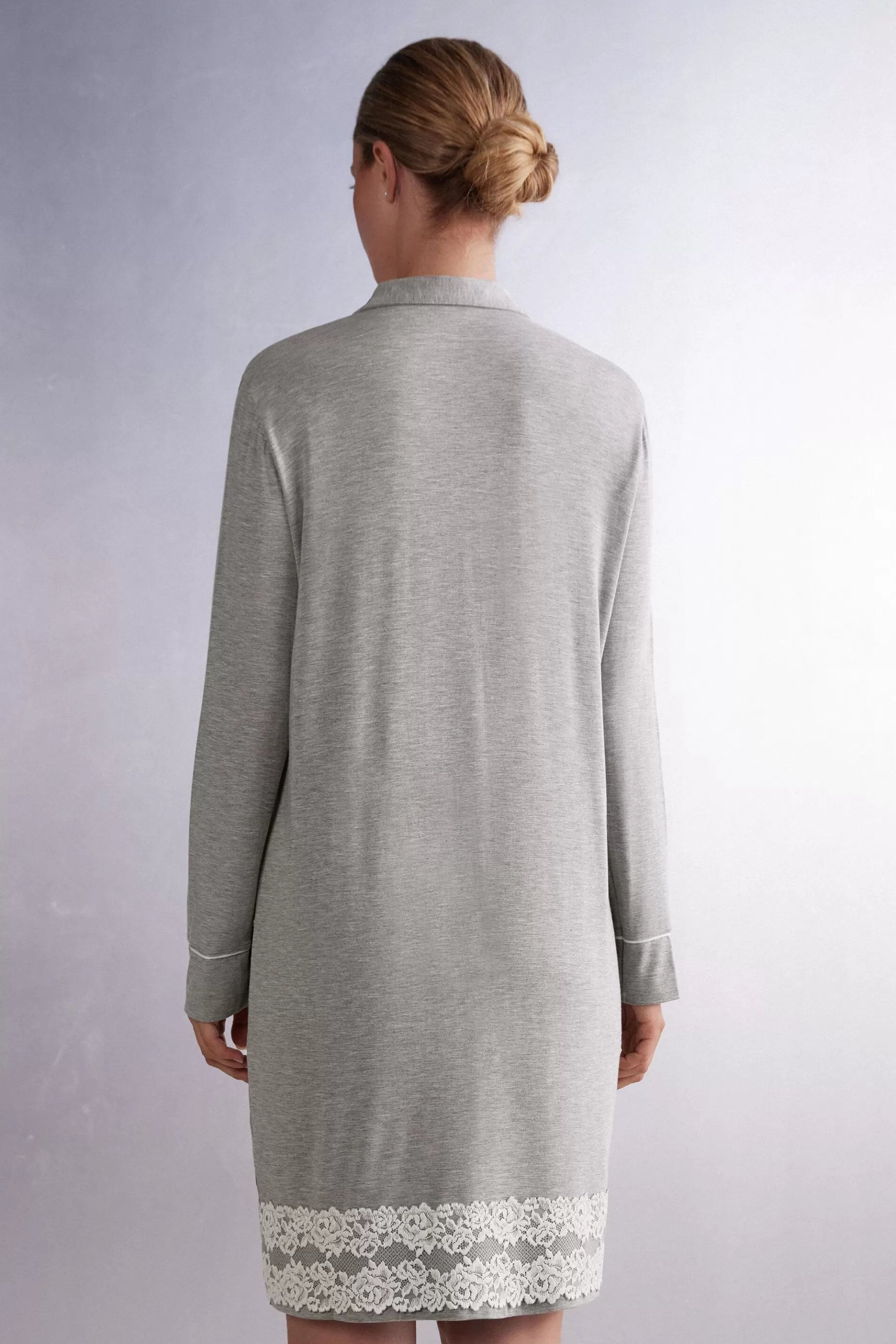 Intimissimi Nattlinne | Pyjamas Mix & Match^Nattskjorta med öppning fram Pretty Flower