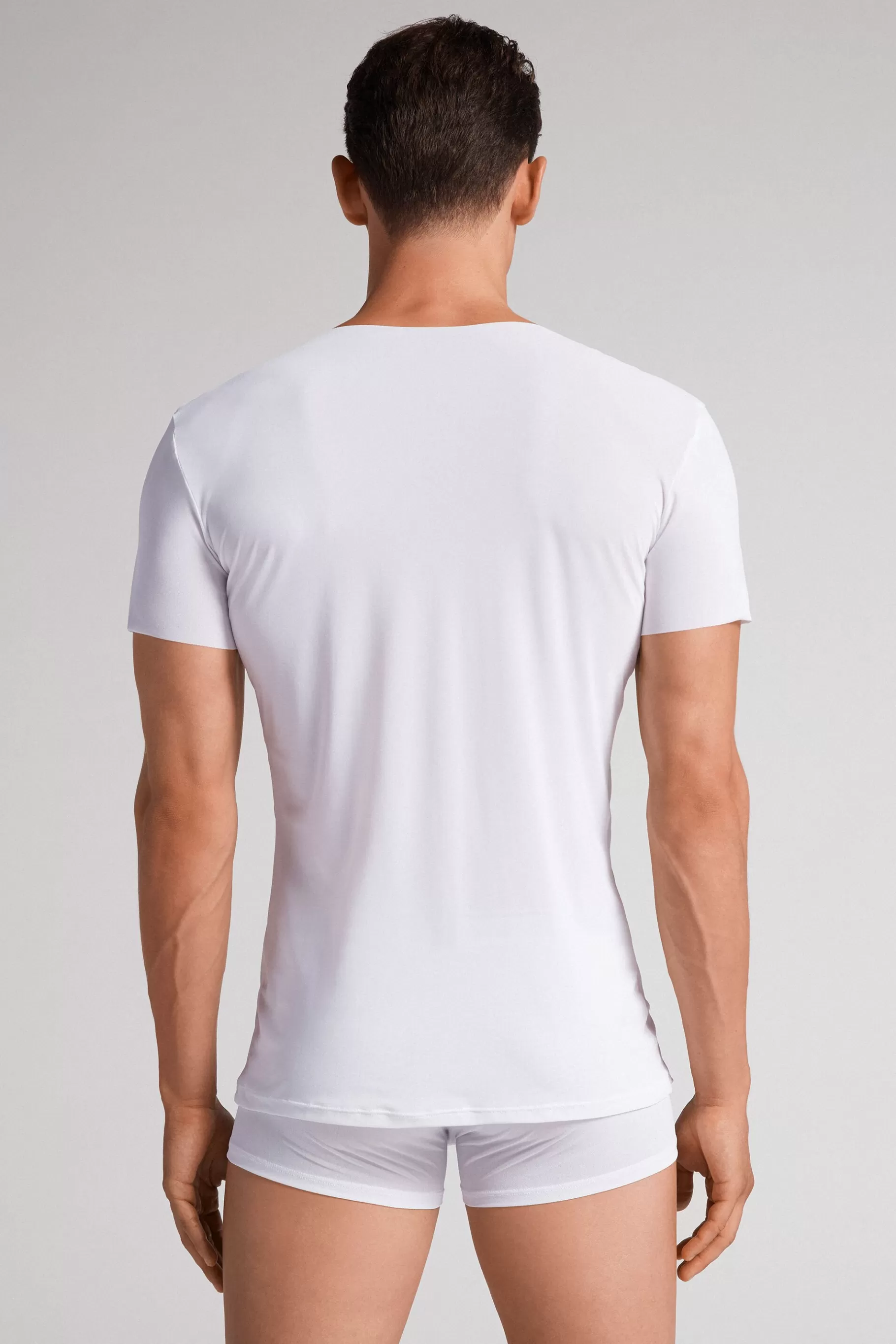 Intimissimi T-shirt / Polo^Raw-Edge Micromesh topp