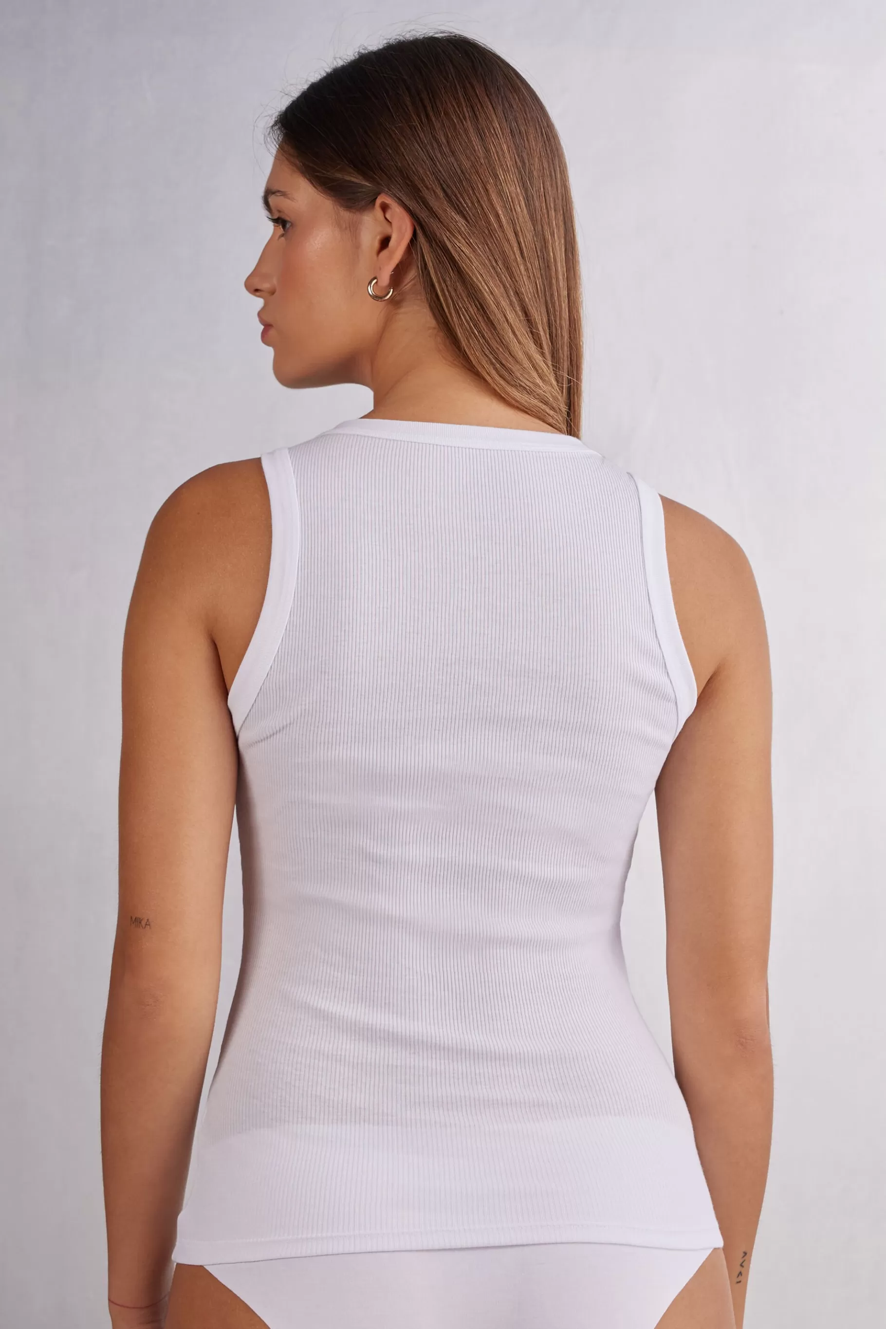 Intimissimi Toppar / Linnen^Ribbat linne i Superior-bomull