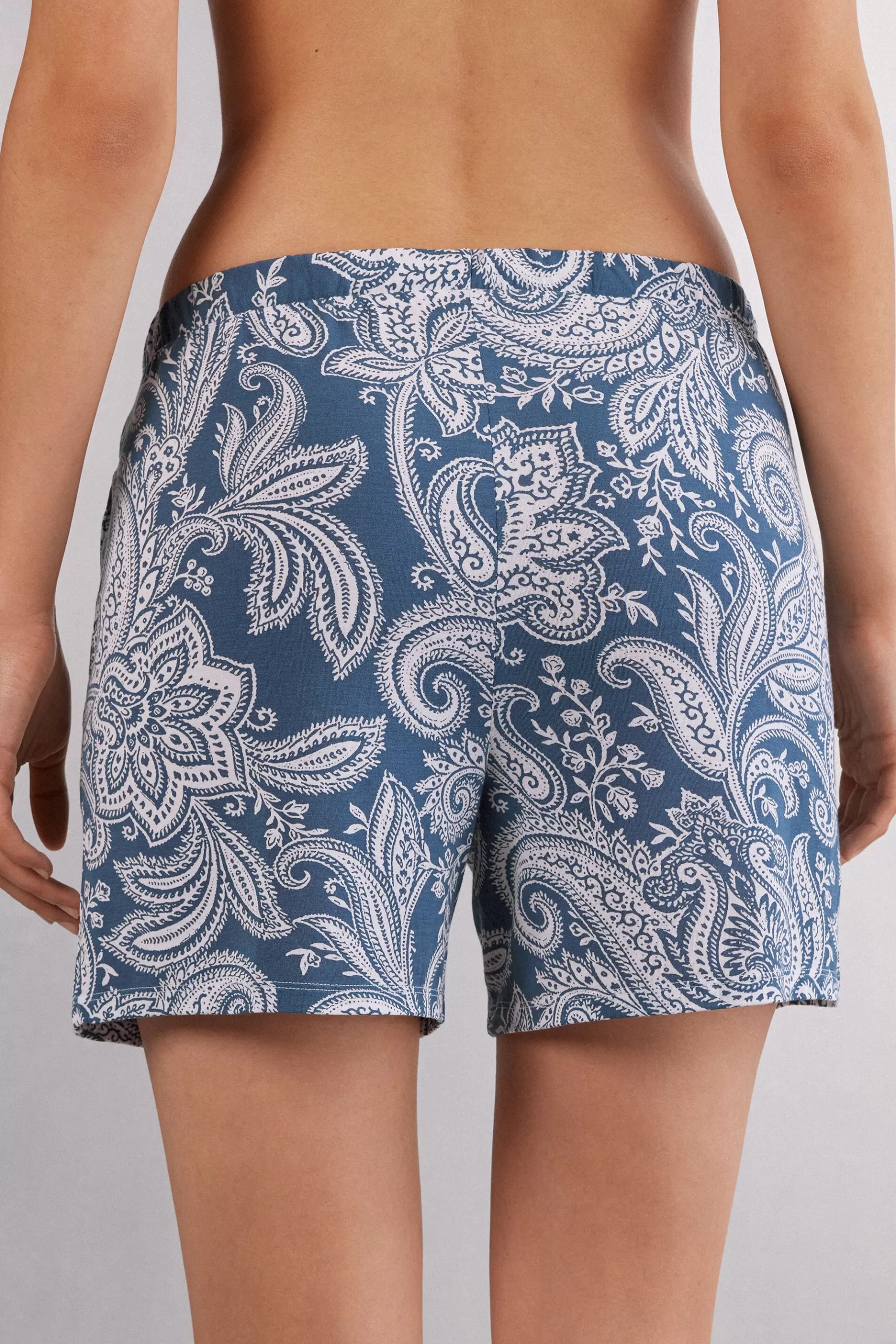 Intimissimi Pyjamas Mix & Match | Pyjamas Med Shorts^Shorts i bambuviskos Flower Paisley